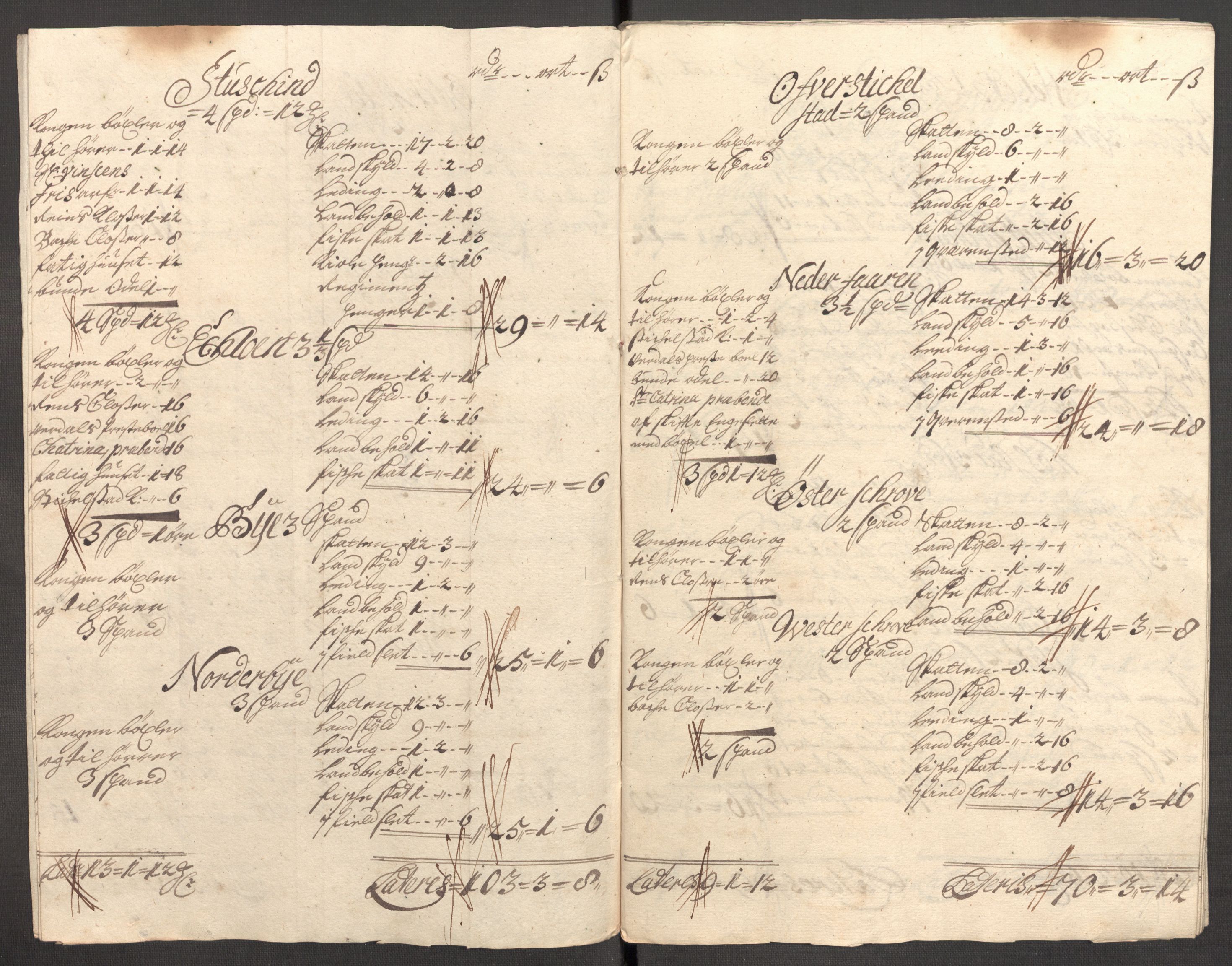 Rentekammeret inntil 1814, Reviderte regnskaper, Fogderegnskap, AV/RA-EA-4092/R62/L4198: Fogderegnskap Stjørdal og Verdal, 1708, p. 204