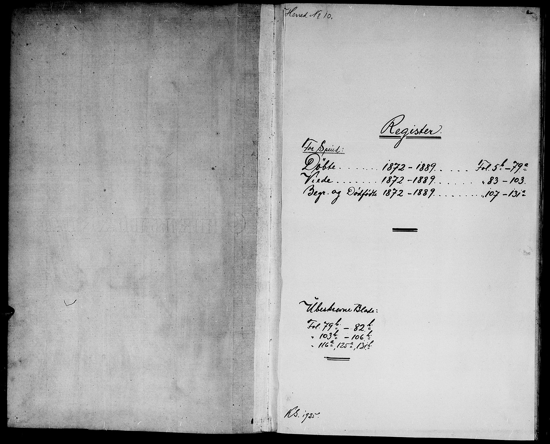 Herad sokneprestkontor, AV/SAK-1111-0018/F/Fb/Fbb/L0003: Parish register (copy) no. B 3, 1872-1889
