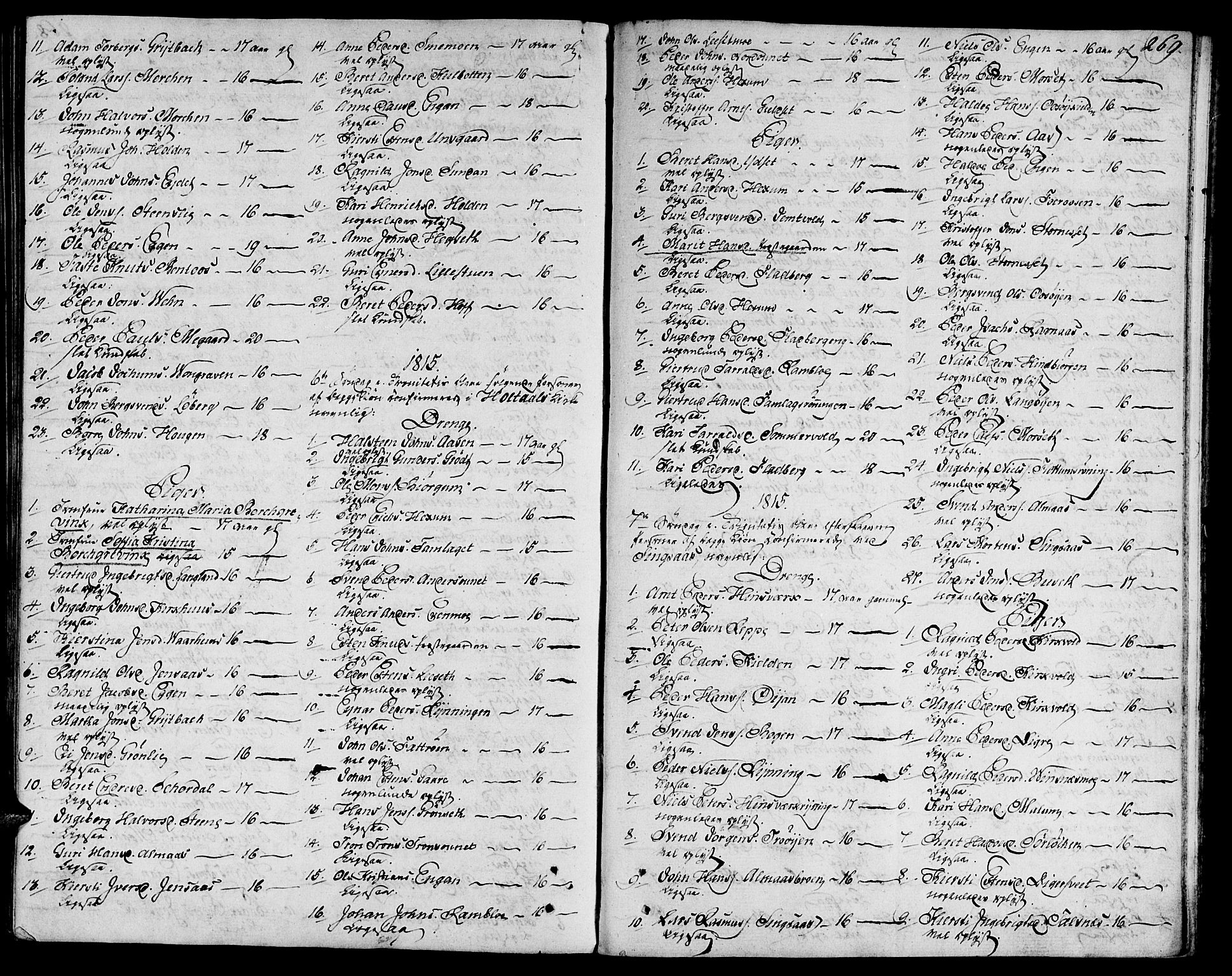 Ministerialprotokoller, klokkerbøker og fødselsregistre - Sør-Trøndelag, AV/SAT-A-1456/685/L0953: Parish register (official) no. 685A02, 1805-1816, p. 269