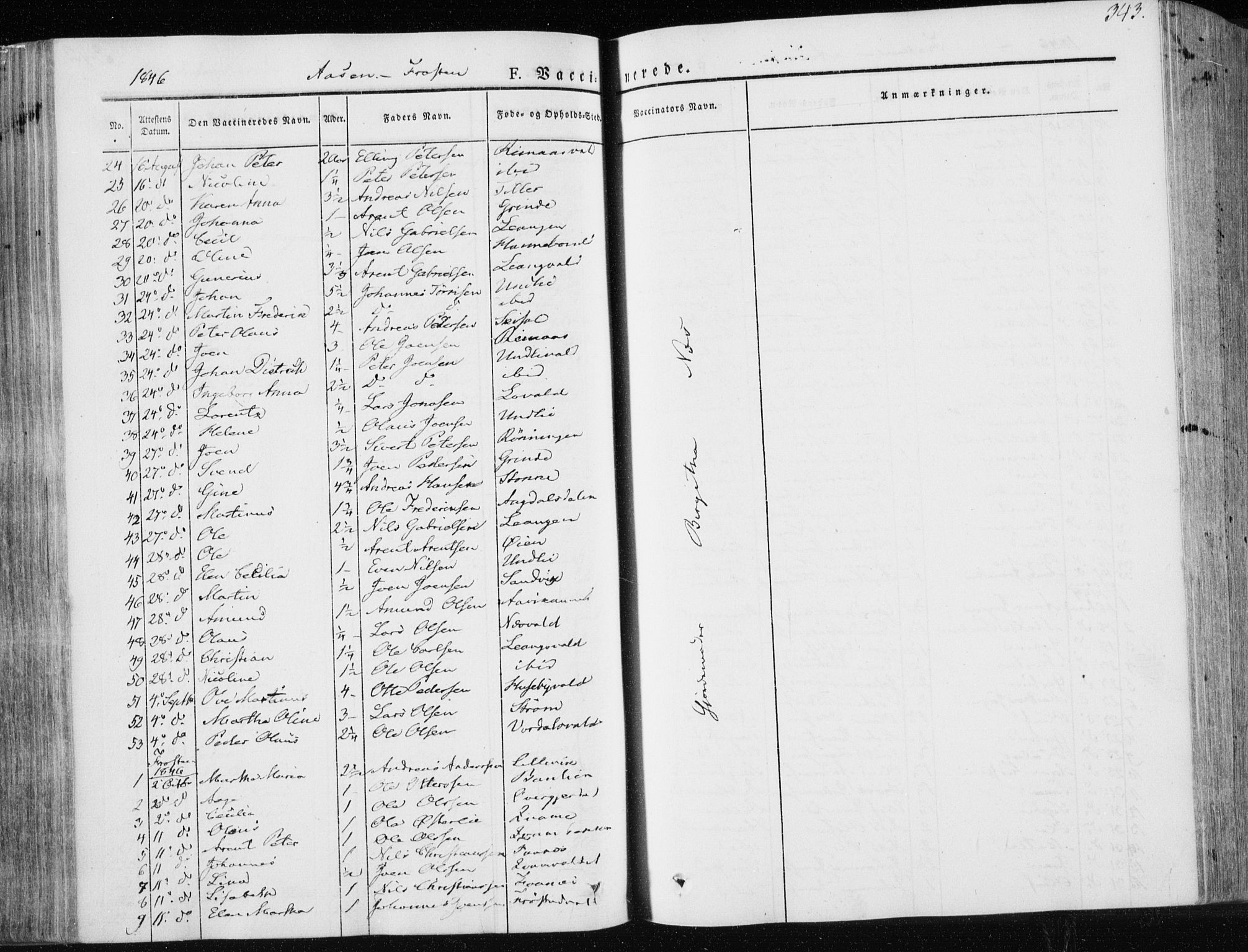 Ministerialprotokoller, klokkerbøker og fødselsregistre - Nord-Trøndelag, SAT/A-1458/713/L0115: Parish register (official) no. 713A06, 1838-1851, p. 343