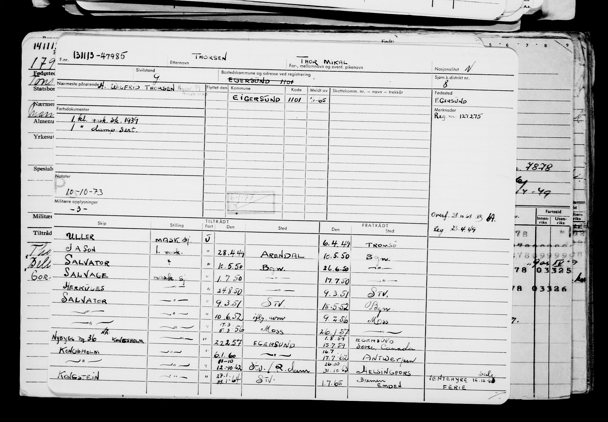 Direktoratet for sjømenn, AV/RA-S-3545/G/Gb/L0116: Hovedkort, 1913, p. 525