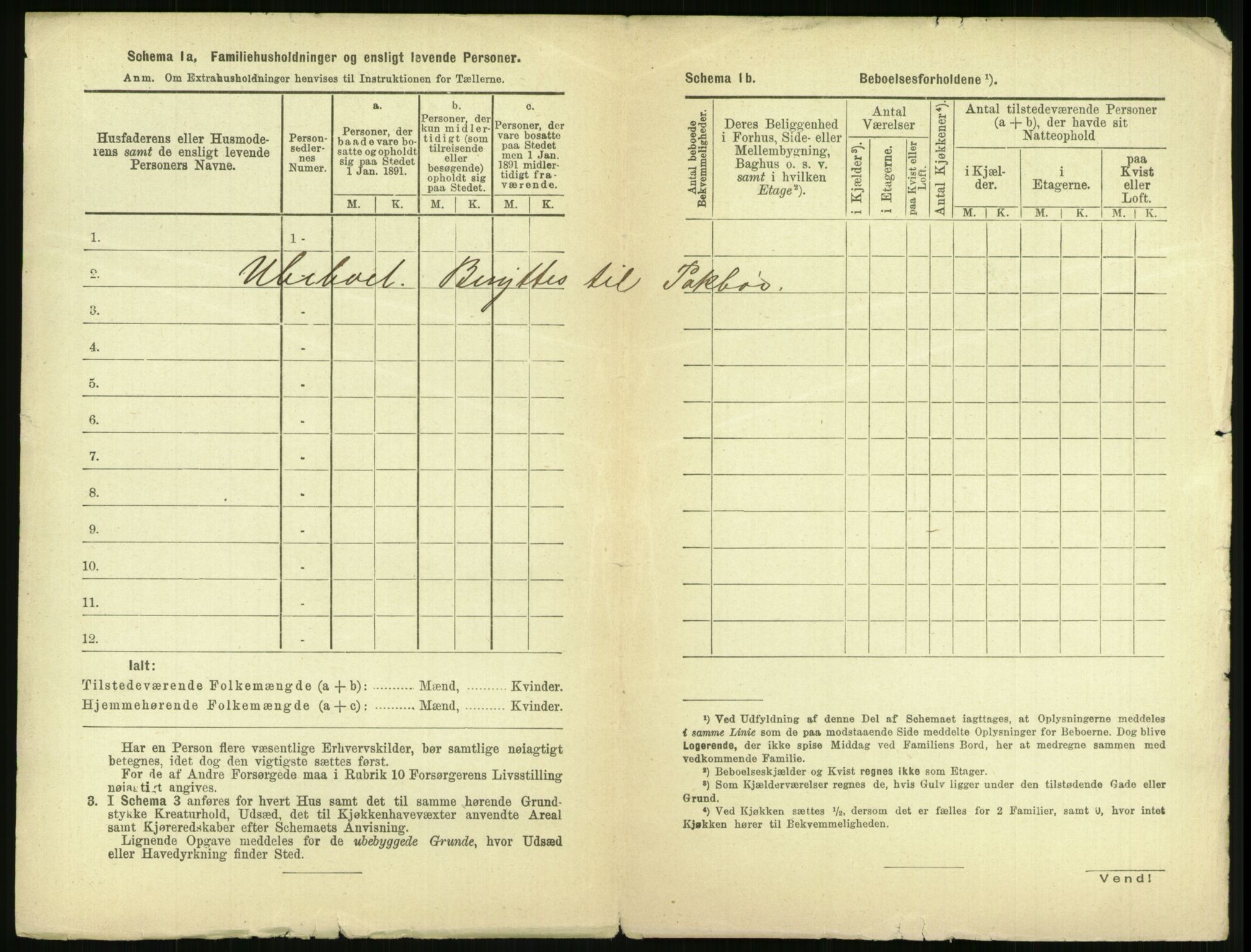 RA, 1891 census for 0707 Larvik, 1891, p. 1906