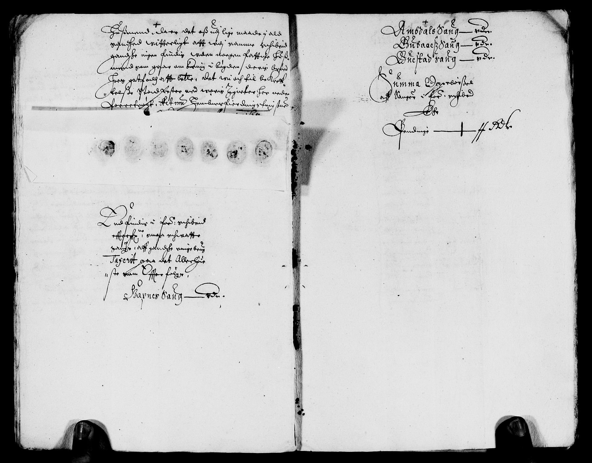 Rentekammeret inntil 1814, Reviderte regnskaper, Lensregnskaper, AV/RA-EA-5023/R/Rb/Rbs/L0032: Stavanger len, 1648-1650