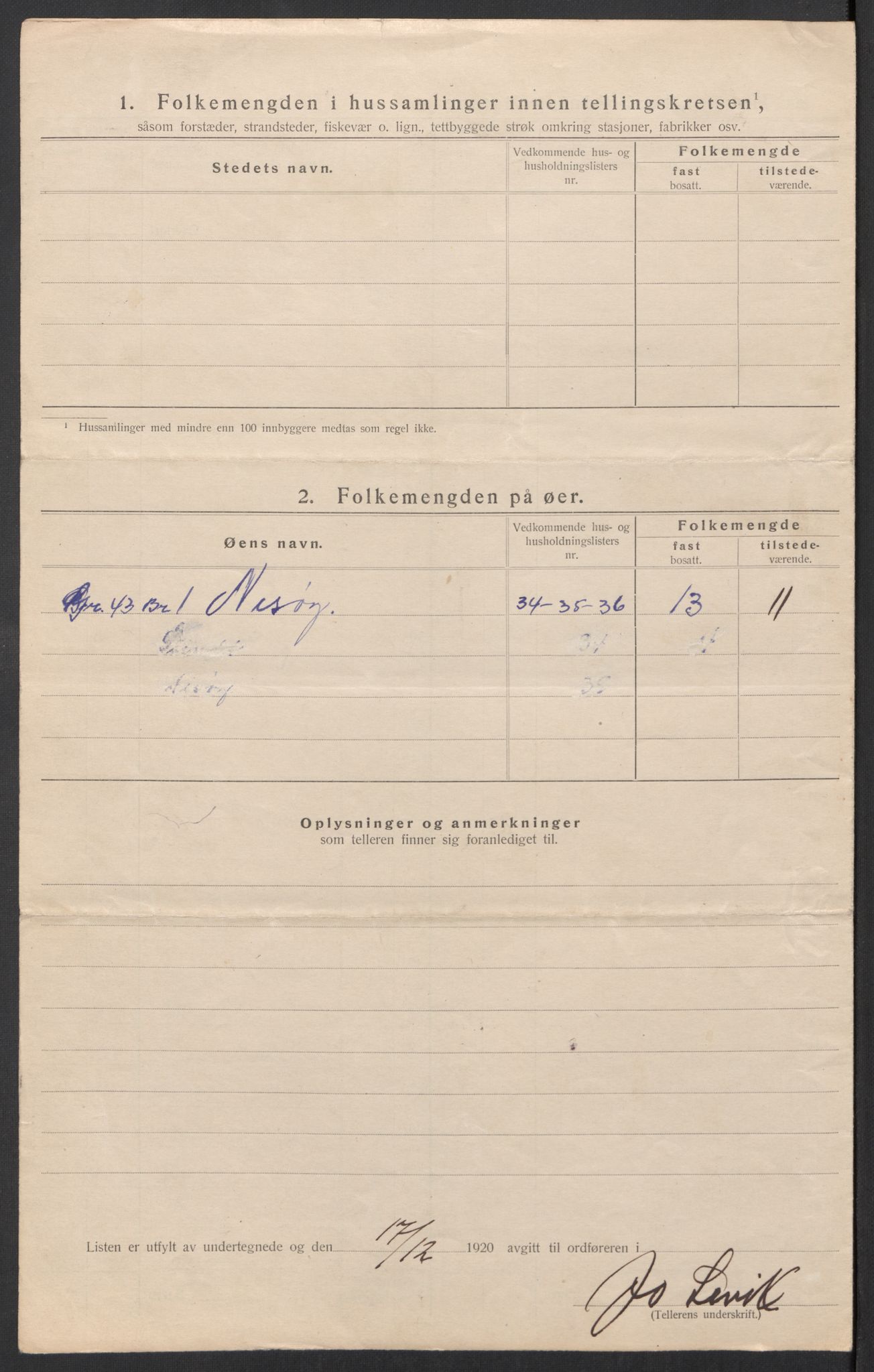 SAT, 1920 census for Stangvik, 1920, p. 31