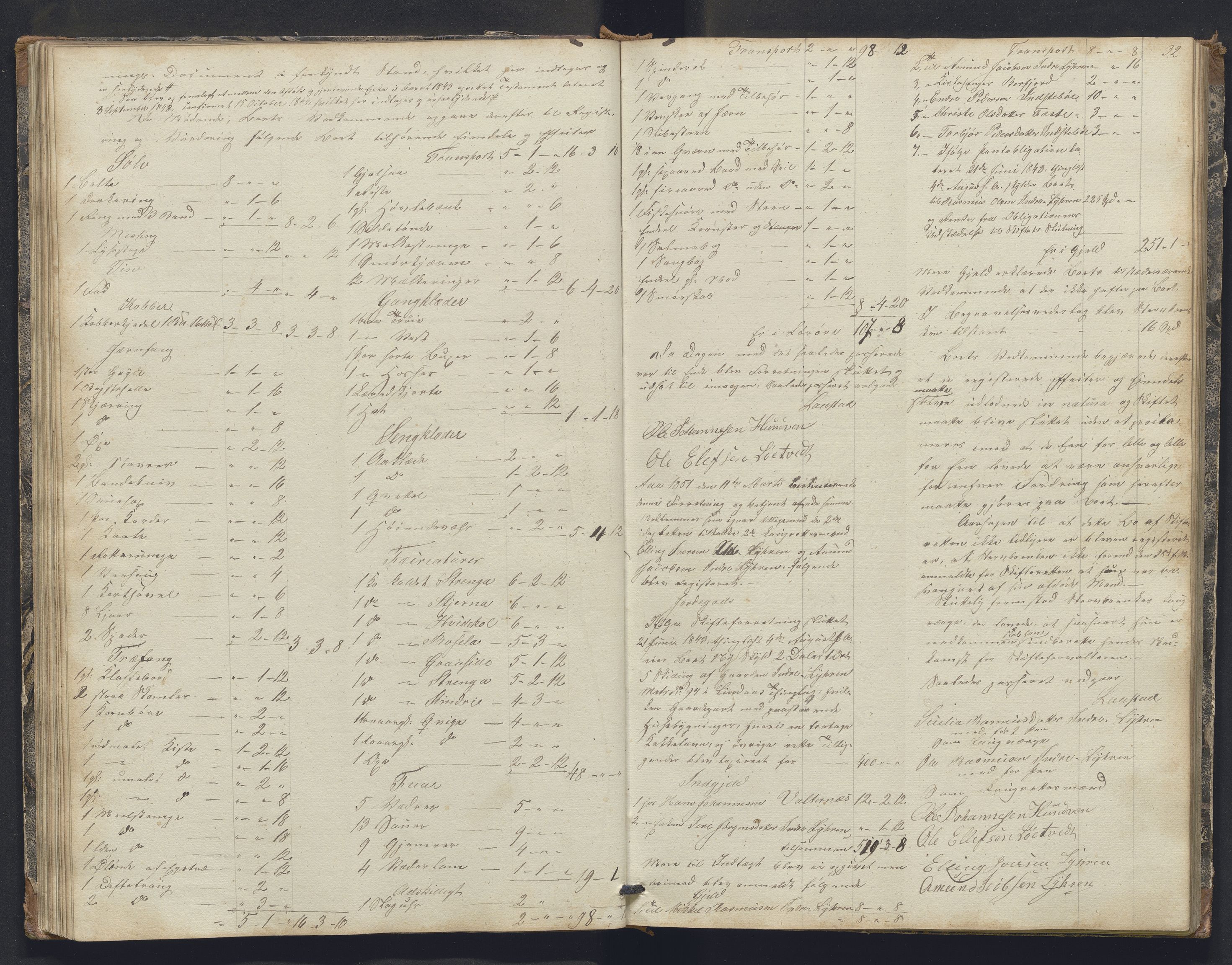 Nordhordland sorenskrivar, SAB/A-2901/1/H/Hb/L0016: Registreringsprotokollar, 1850-1854, p. 32