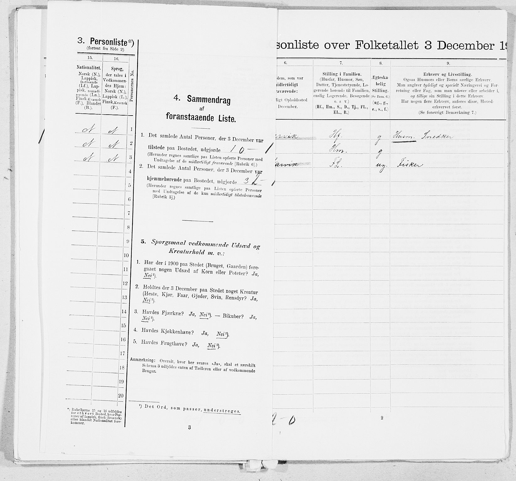 SAT, 1900 census for Alstahaug, 1900, p. 772