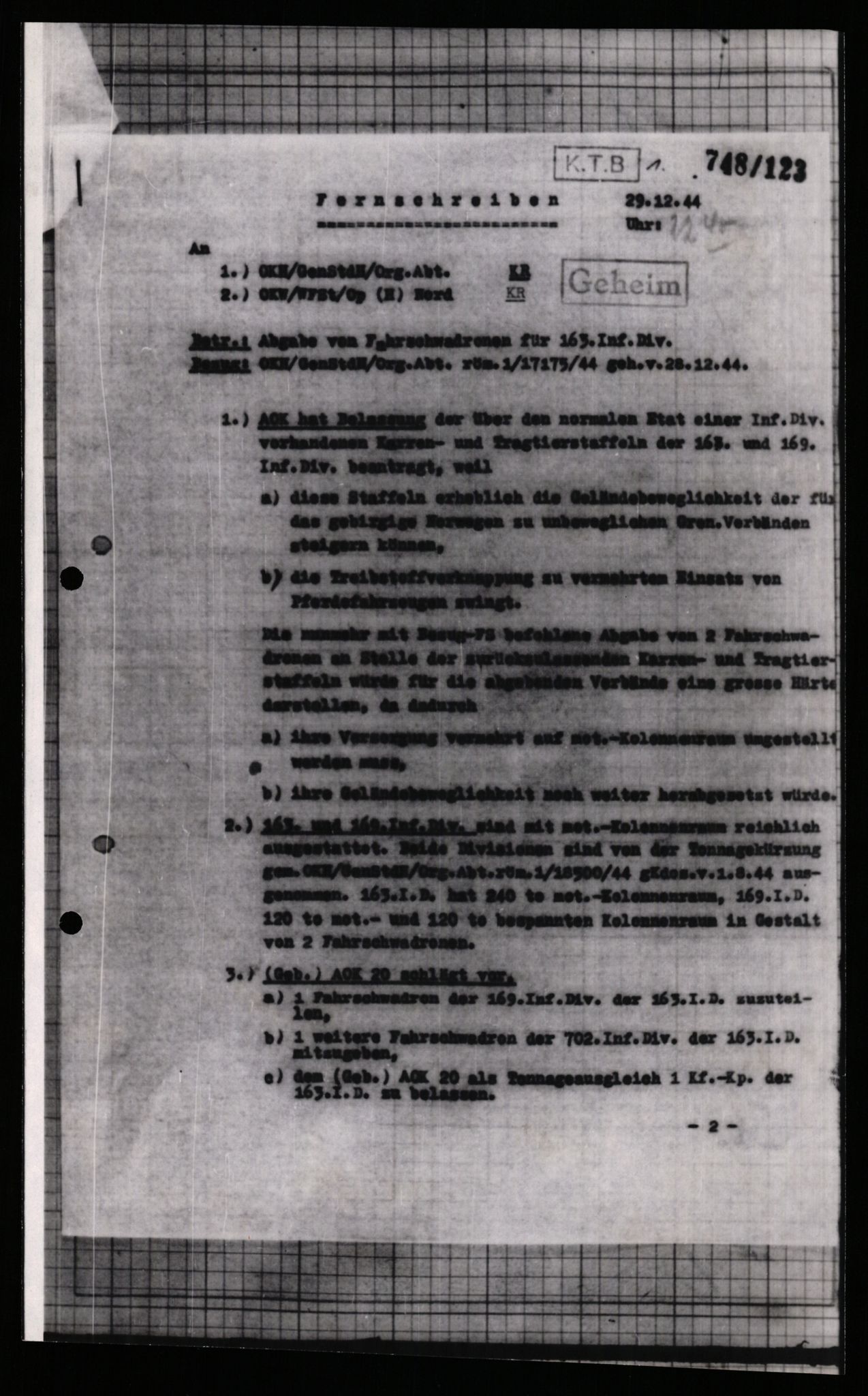 Forsvarets Overkommando. 2 kontor. Arkiv 11.4. Spredte tyske arkivsaker, AV/RA-RAFA-7031/D/Dar/Dara/L0005: Krigsdagbøker for 20. Gebirgs-Armee-Oberkommando (AOK 20), 1942-1944, p. 635