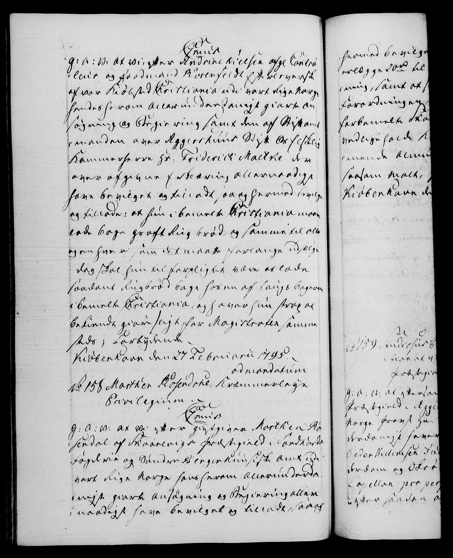 Danske Kanselli 1572-1799, RA/EA-3023/F/Fc/Fca/Fcaa/L0056: Norske registre, 1795-1796, p. 81b
