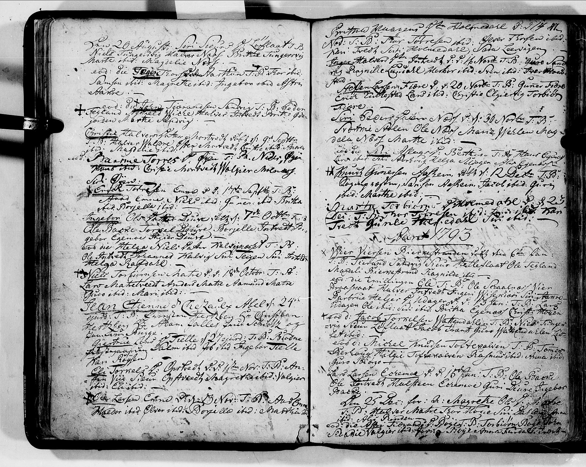 Skånevik sokneprestembete, AV/SAB-A-77801/H/Haa: Parish register (official) no. A 2, 1790-1824, p. 47