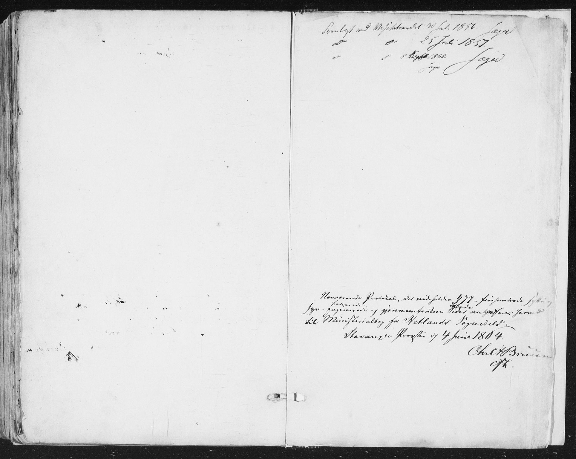 Hetland sokneprestkontor, AV/SAST-A-101826/30/30BA/L0002: Parish register (official) no. A 2, 1849-1869