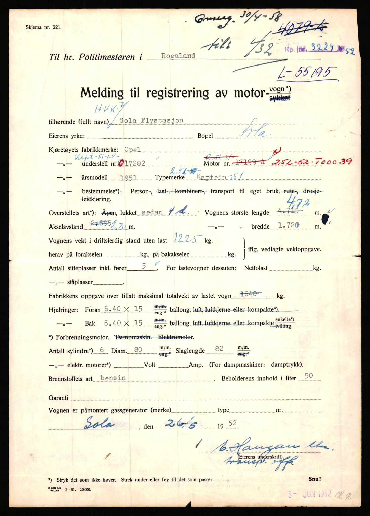 Stavanger trafikkstasjon, AV/SAST-A-101942/0/F/L0054: L-54200 - L-55699, 1930-1971, p. 2013