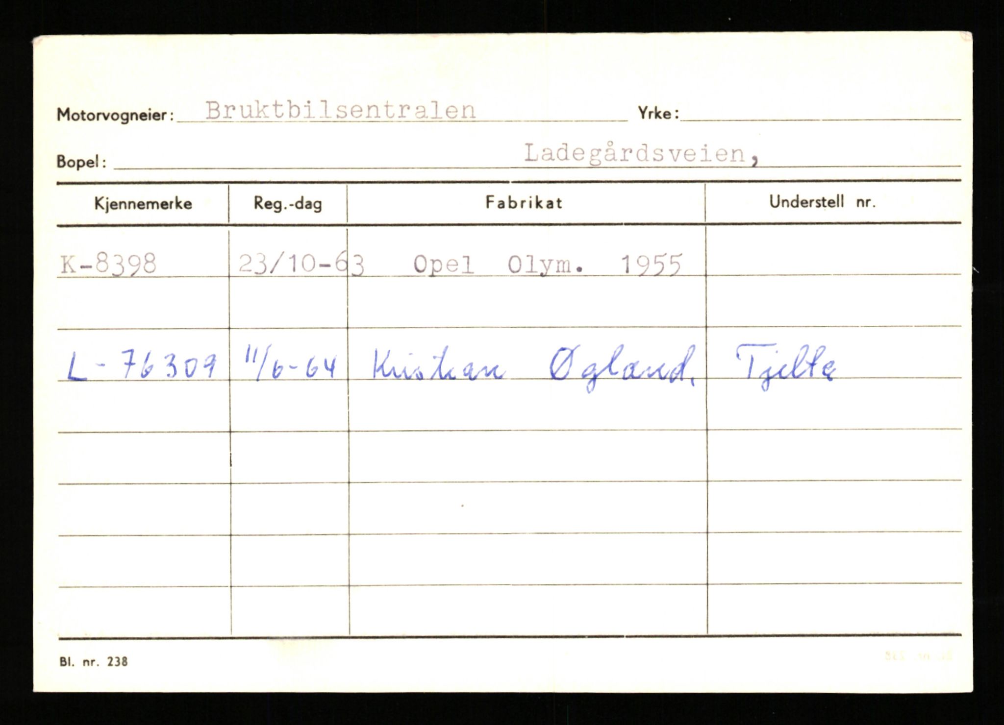 Stavanger trafikkstasjon, AV/SAST-A-101942/0/G/L0002: Registreringsnummer: 5791 - 10405, 1930-1971, p. 1527