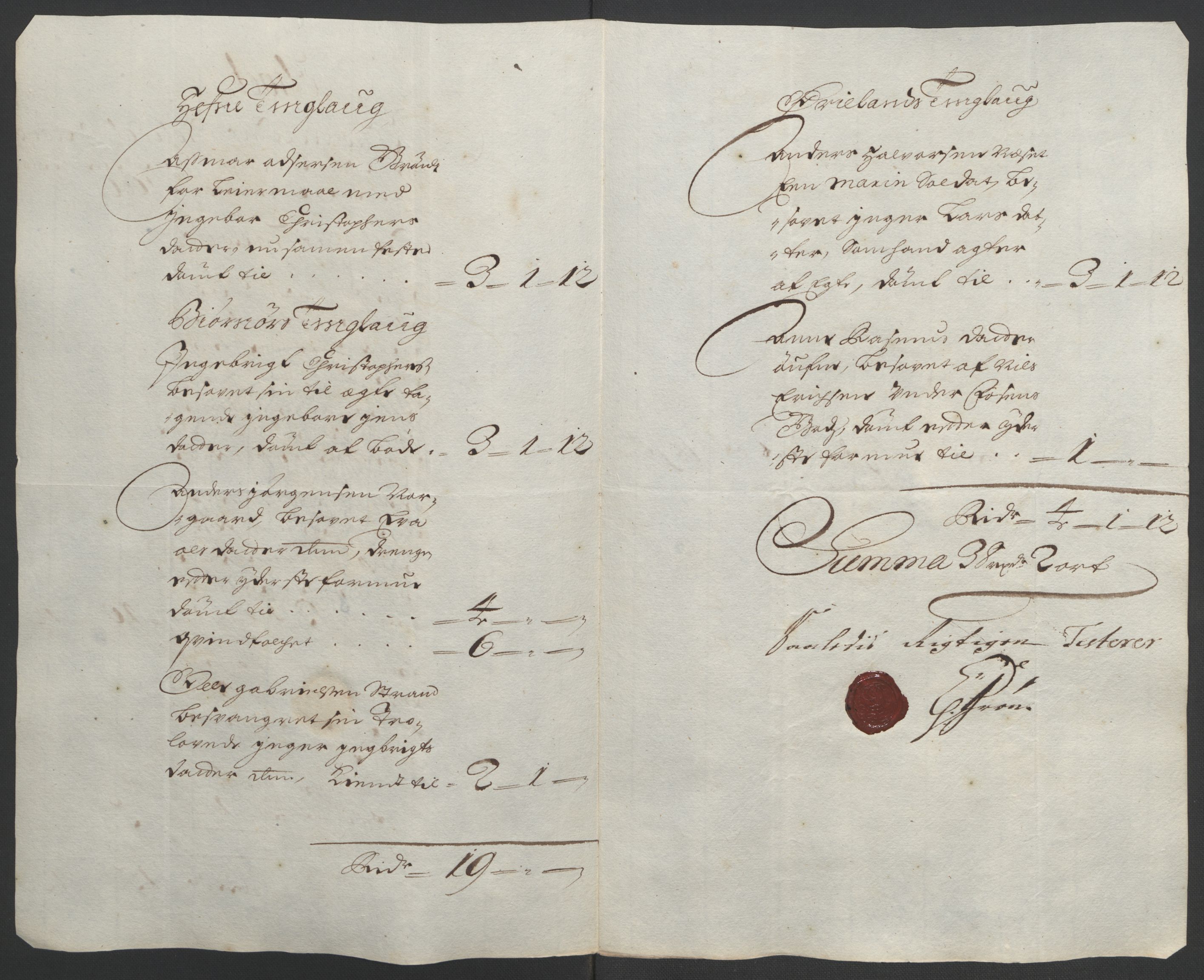 Rentekammeret inntil 1814, Reviderte regnskaper, Fogderegnskap, AV/RA-EA-4092/R57/L3851: Fogderegnskap Fosen, 1695-1696, p. 278