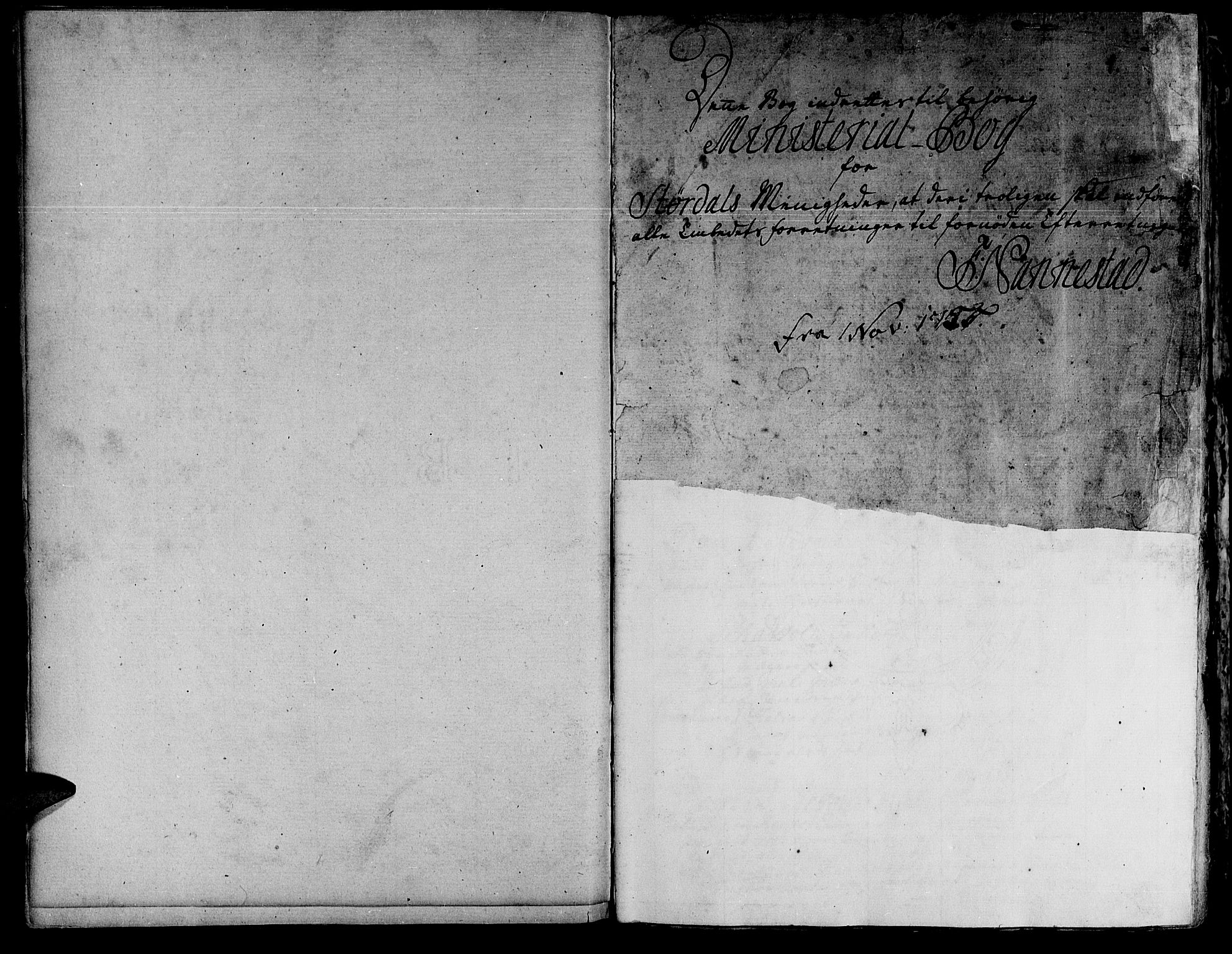 Ministerialprotokoller, klokkerbøker og fødselsregistre - Nord-Trøndelag, AV/SAT-A-1458/709/L0057: Parish register (official) no. 709A05, 1755-1780, p. 1