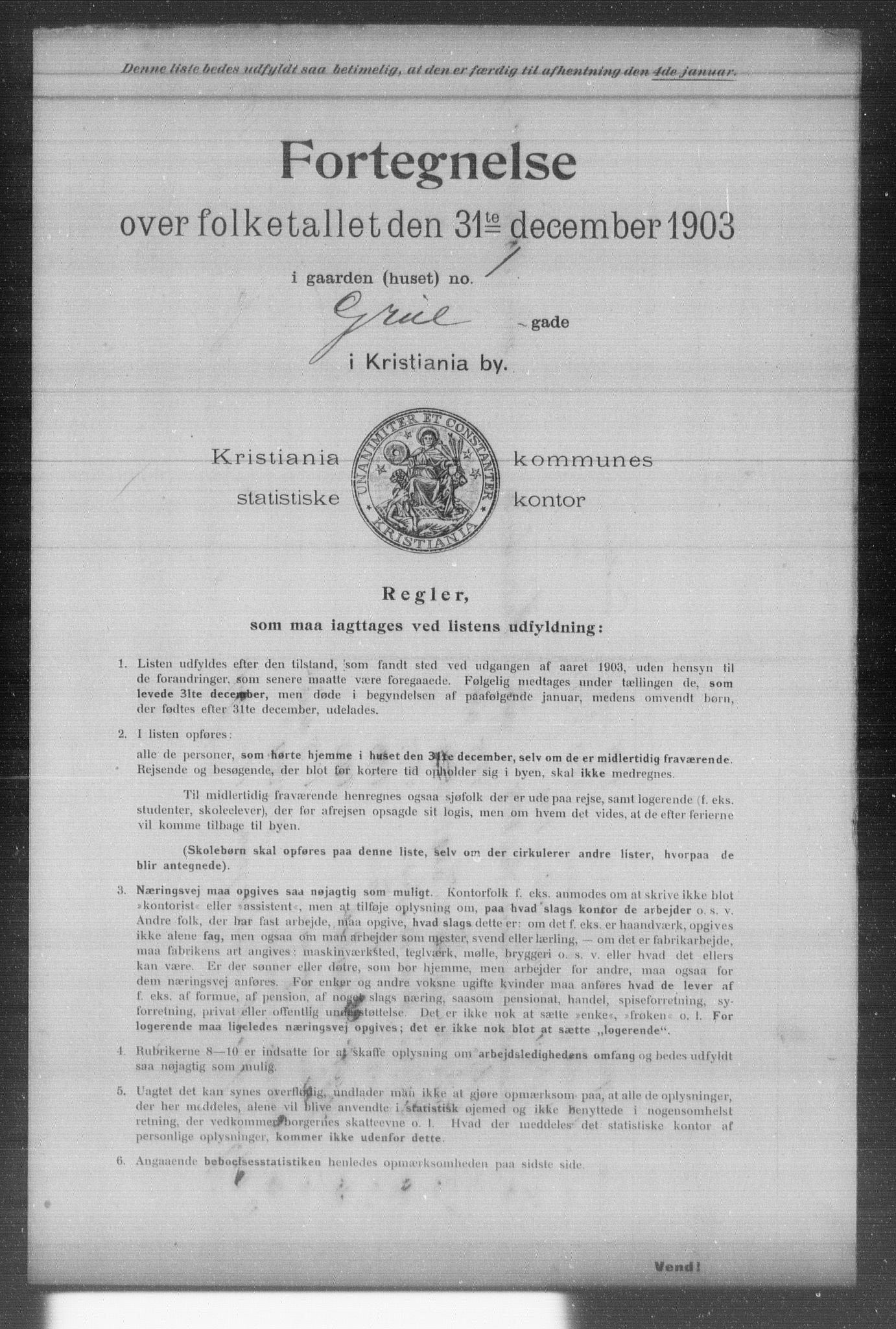 OBA, Municipal Census 1903 for Kristiania, 1903, p. 6210