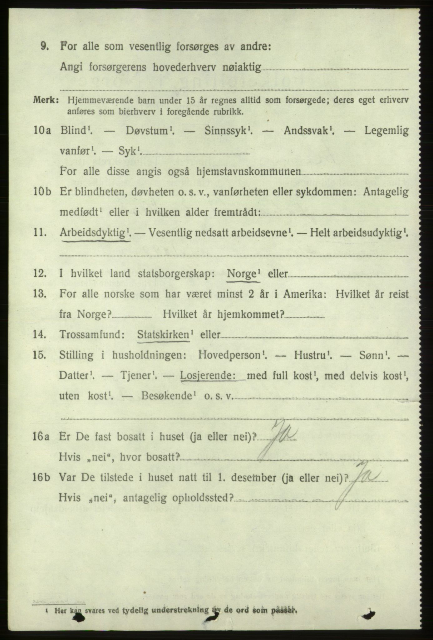 SAB, 1920 census for Skånevik, 1920, p. 3304