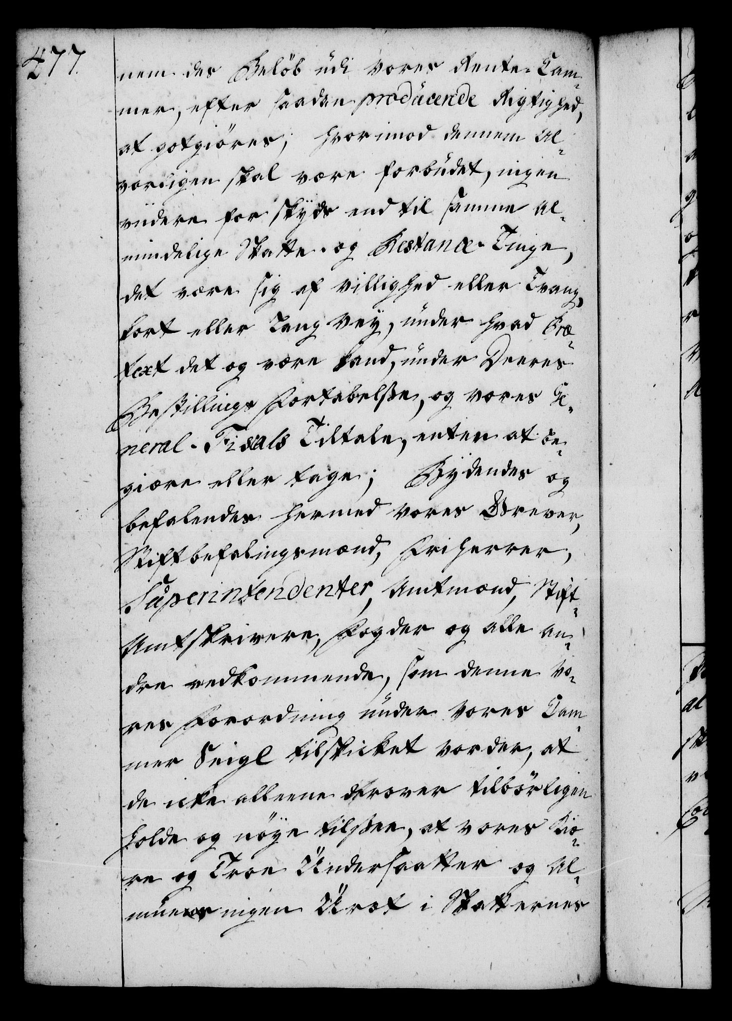 Rentekammeret, Kammerkanselliet, RA/EA-3111/G/Gg/Gga/L0004: Norsk ekspedisjonsprotokoll med register (merket RK 53.4), 1734-1741, p. 477