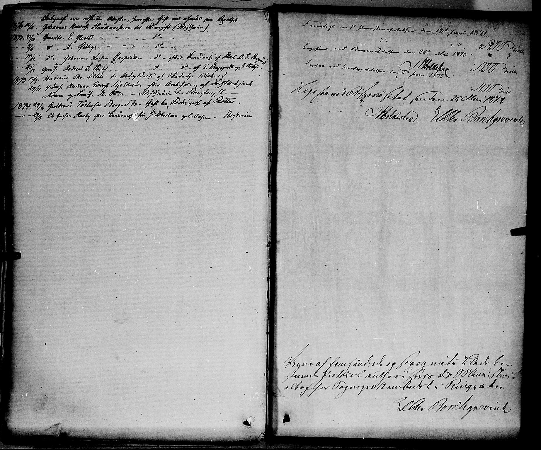 Ringsaker prestekontor, SAH/PREST-014/K/Ka/L0011: Parish register (official) no. 11, 1870-1878