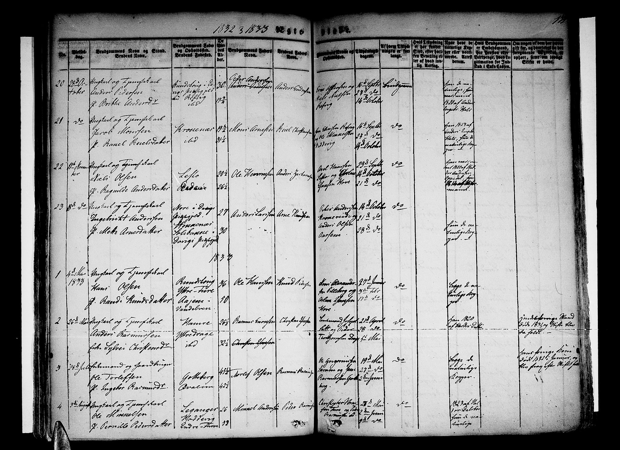 Selje sokneprestembete, SAB/A-99938/H/Ha/Haa/Haaa: Parish register (official) no. A 9, 1829-1844, p. 179