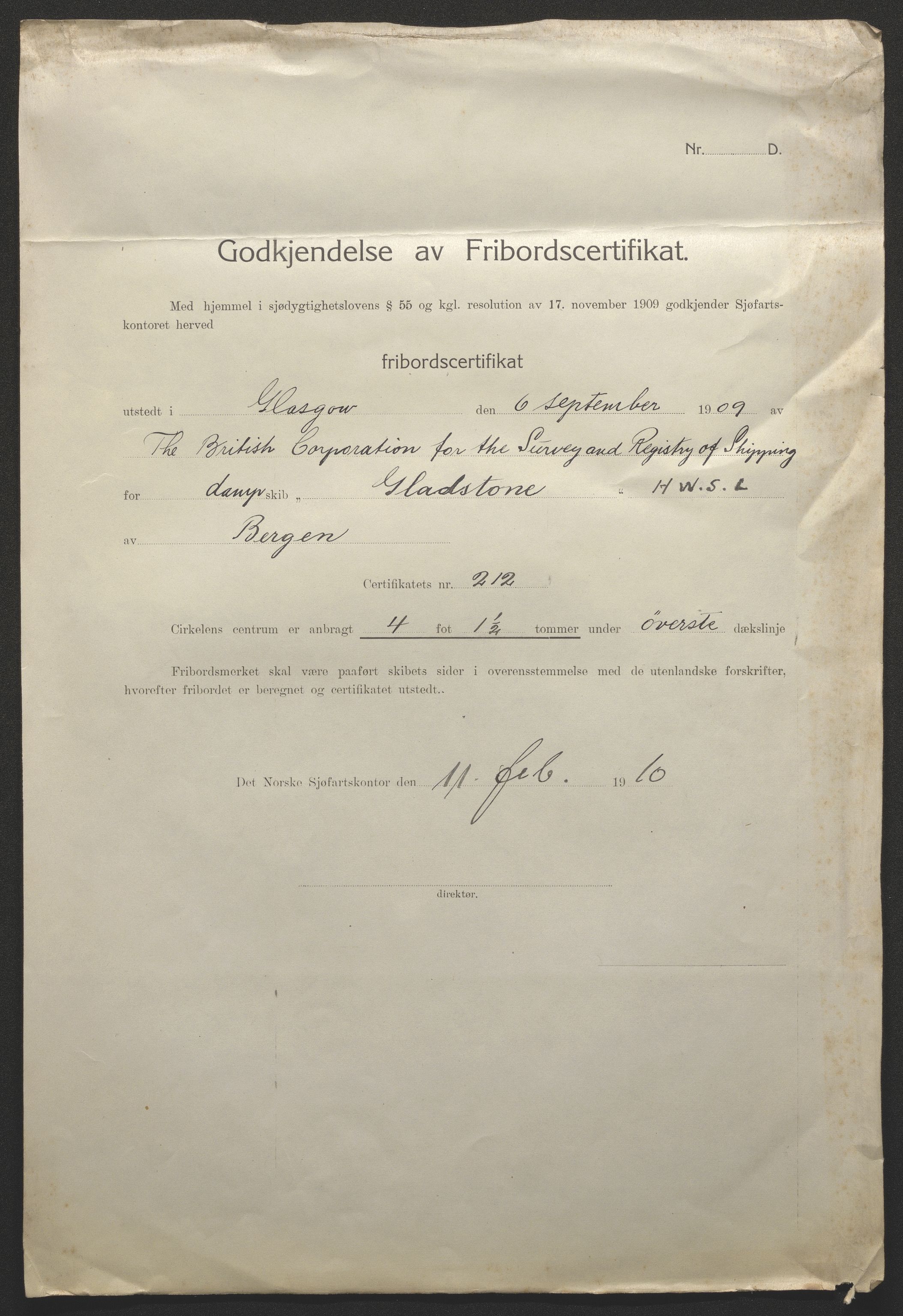 Sjøfartsdirektoratet med forløpere, skipsmapper slettede skip, RA/S-4998/F/Fa/L0411: --, 1869-1925, p. 384