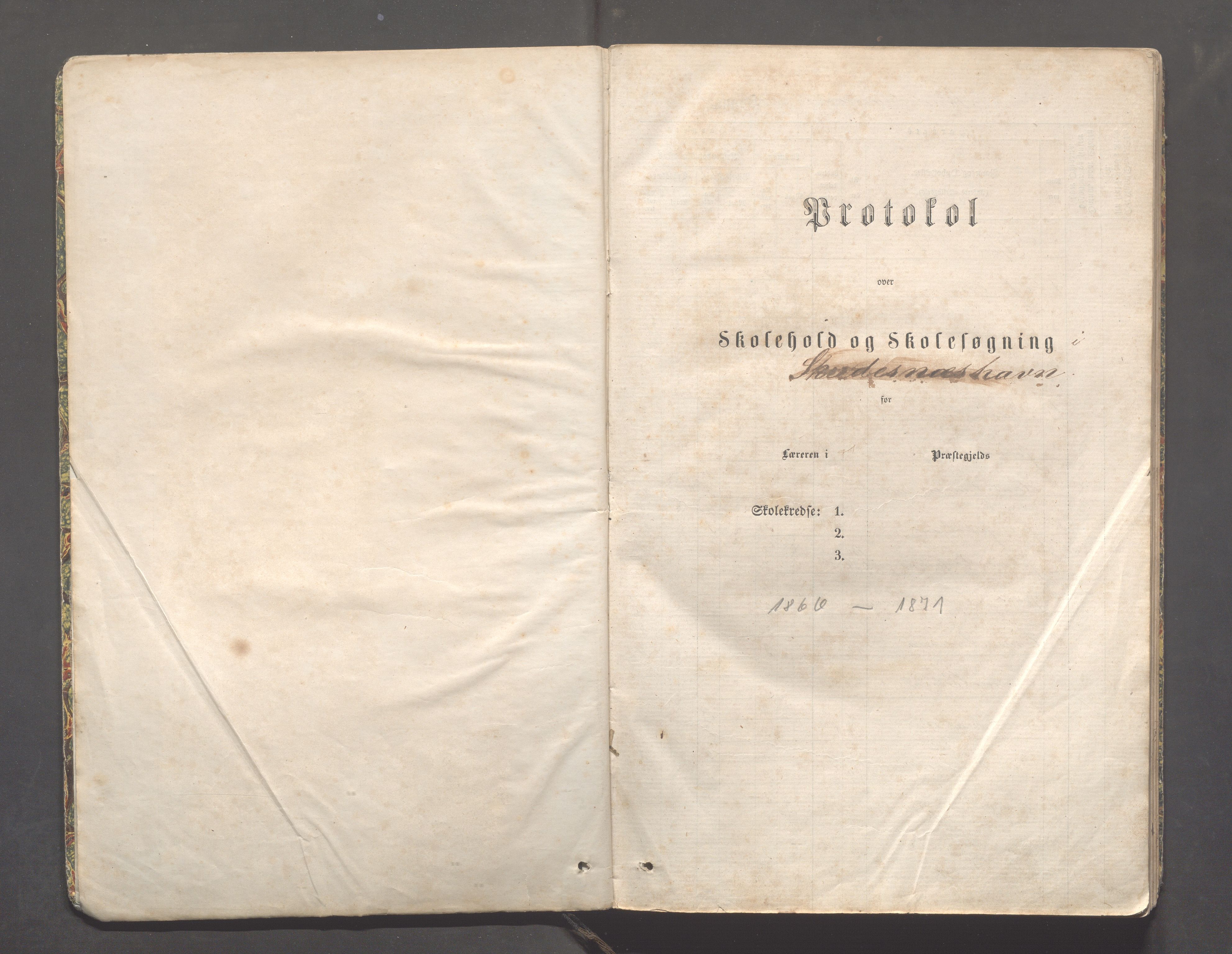 Skudeneshavn kommune - Skudeneshavn skole, IKAR/A-373/F/L0001: Karakterprotokoll, 1866-1871, p. 3