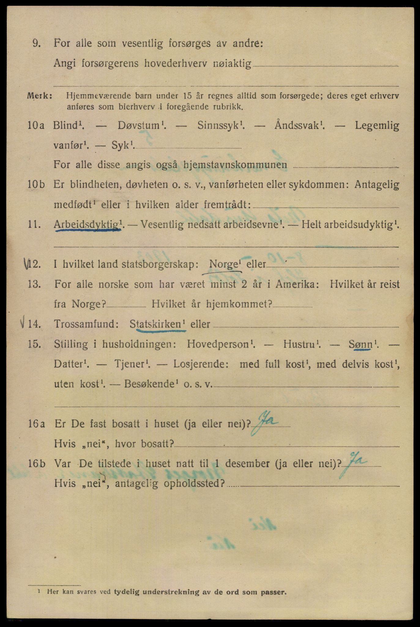 SAO, 1920 census for Kristiania, 1920, p. 218074