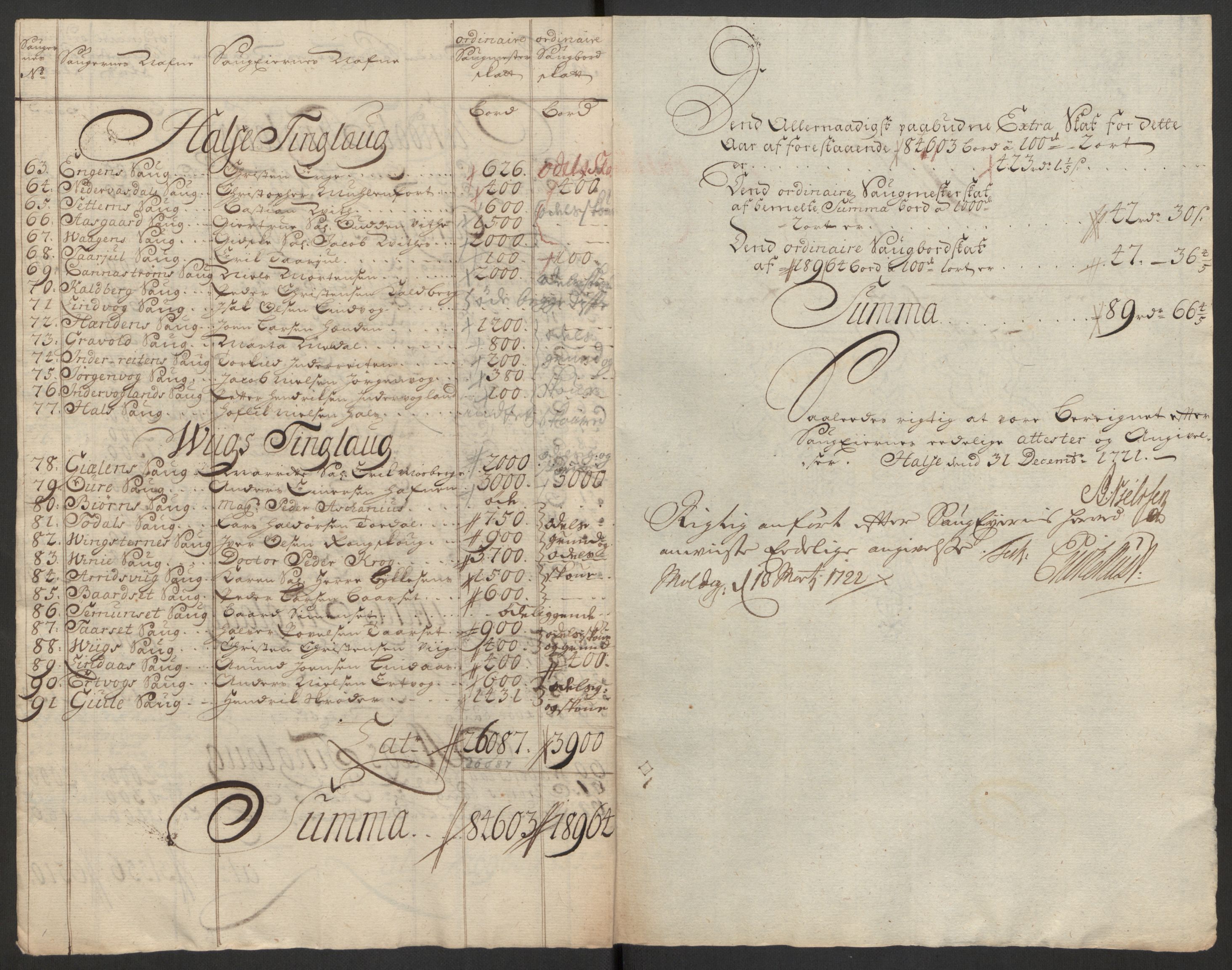 Rentekammeret inntil 1814, Reviderte regnskaper, Fogderegnskap, RA/EA-4092/R56/L3754: Fogderegnskap Nordmøre, 1721, p. 127