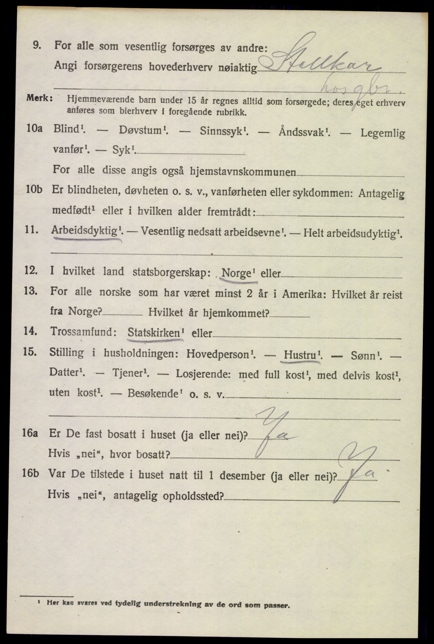 SAH, 1920 census for Østre Toten, 1920, p. 6713