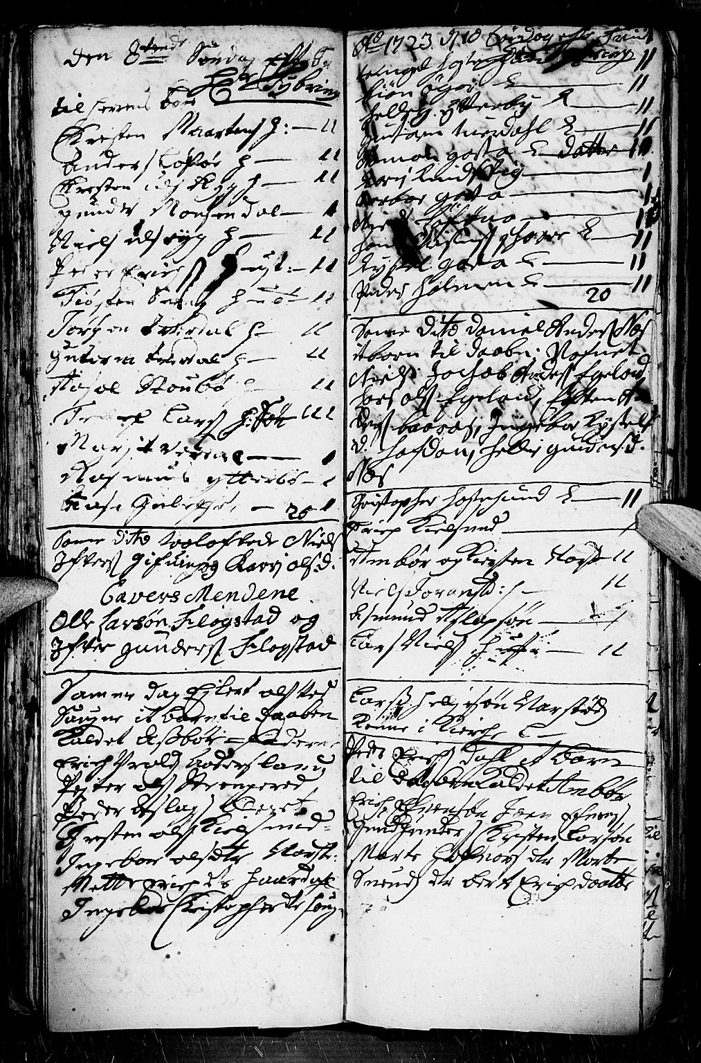 Dypvåg sokneprestkontor, SAK/1111-0007/F/Fb/Fba/L0003: Parish register (copy) no. B 3, 1715-1738, p. 90