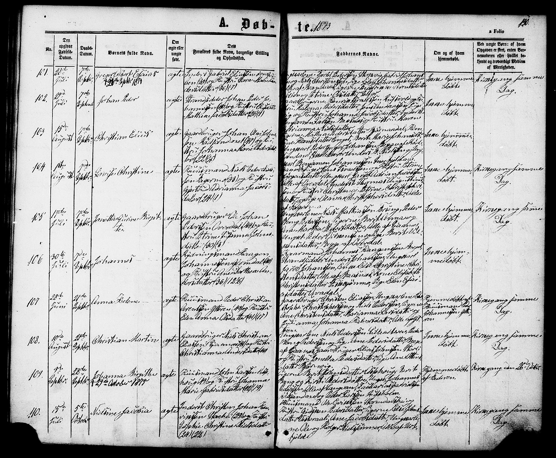 Ministerialprotokoller, klokkerbøker og fødselsregistre - Nordland, AV/SAT-A-1459/827/L0393: Parish register (official) no. 827A05, 1863-1883, p. 130