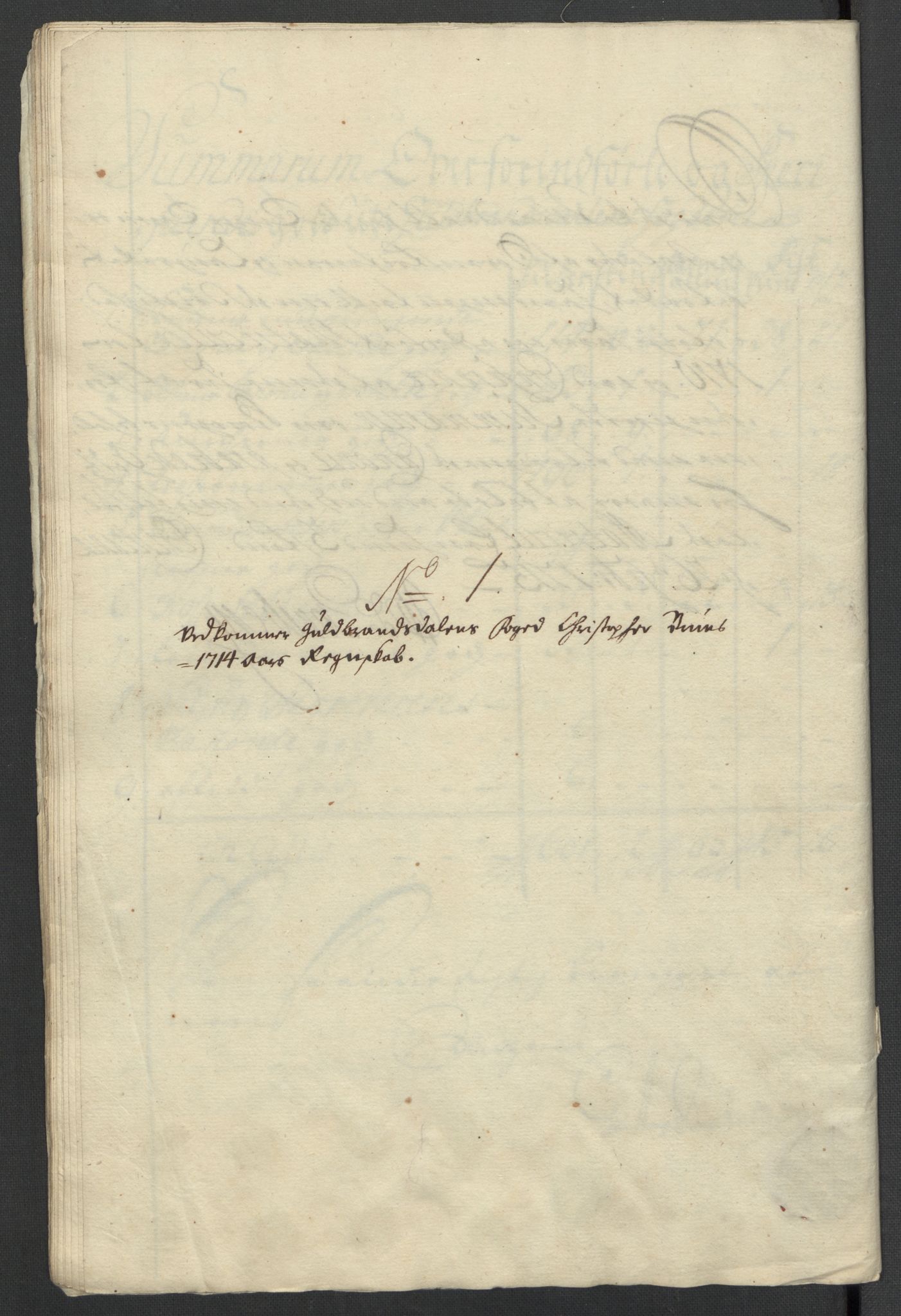 Rentekammeret inntil 1814, Reviderte regnskaper, Fogderegnskap, AV/RA-EA-4092/R17/L1183: Fogderegnskap Gudbrandsdal, 1714, p. 31