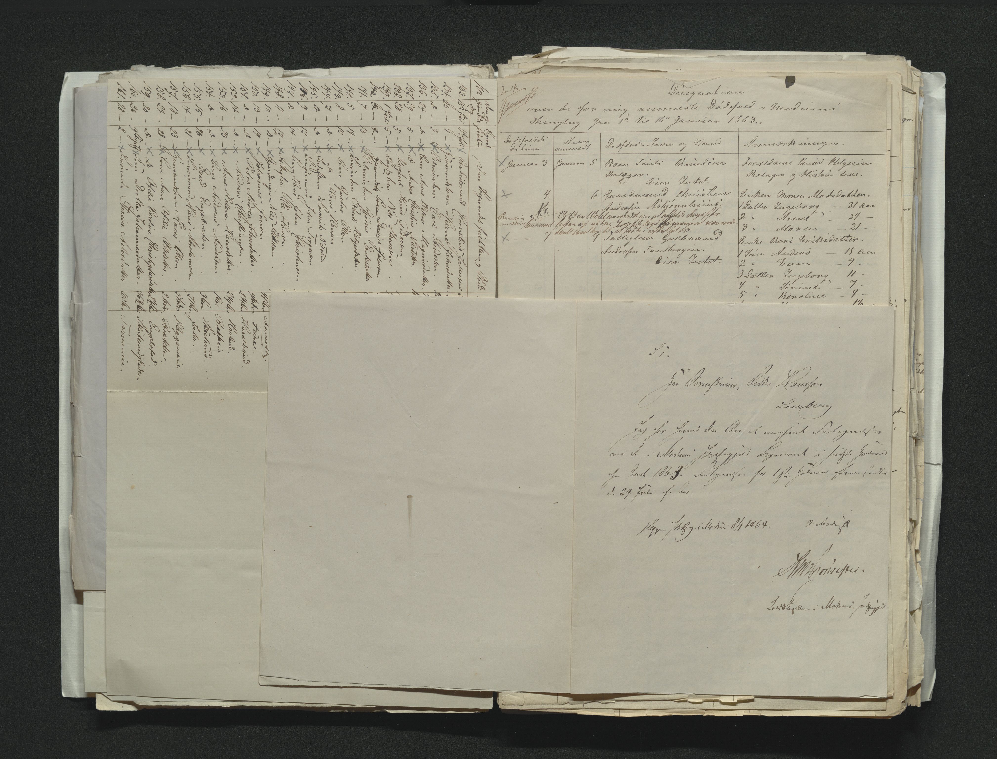 Eiker, Modum og Sigdal sorenskriveri, AV/SAKO-A-123/H/Ha/Hab/L0011: Dødsfallsmeldinger, 1862-1865, p. 230