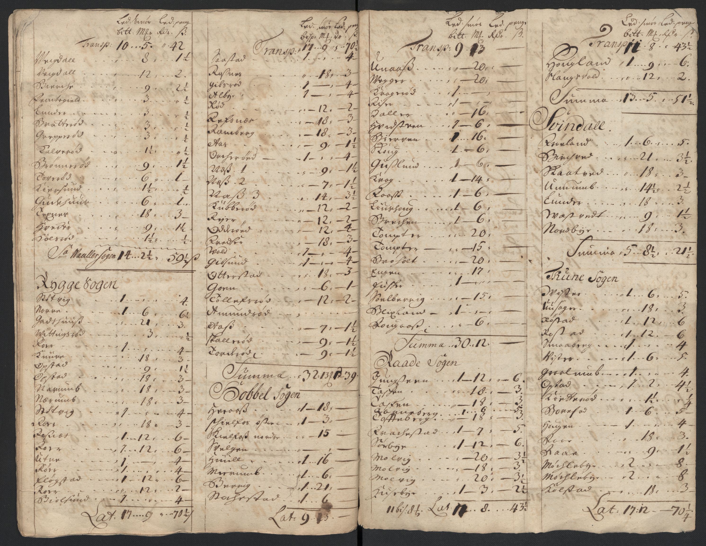 Rentekammeret inntil 1814, Reviderte regnskaper, Fogderegnskap, AV/RA-EA-4092/R04/L0135: Fogderegnskap Moss, Onsøy, Tune, Veme og Åbygge, 1709-1710, p. 203