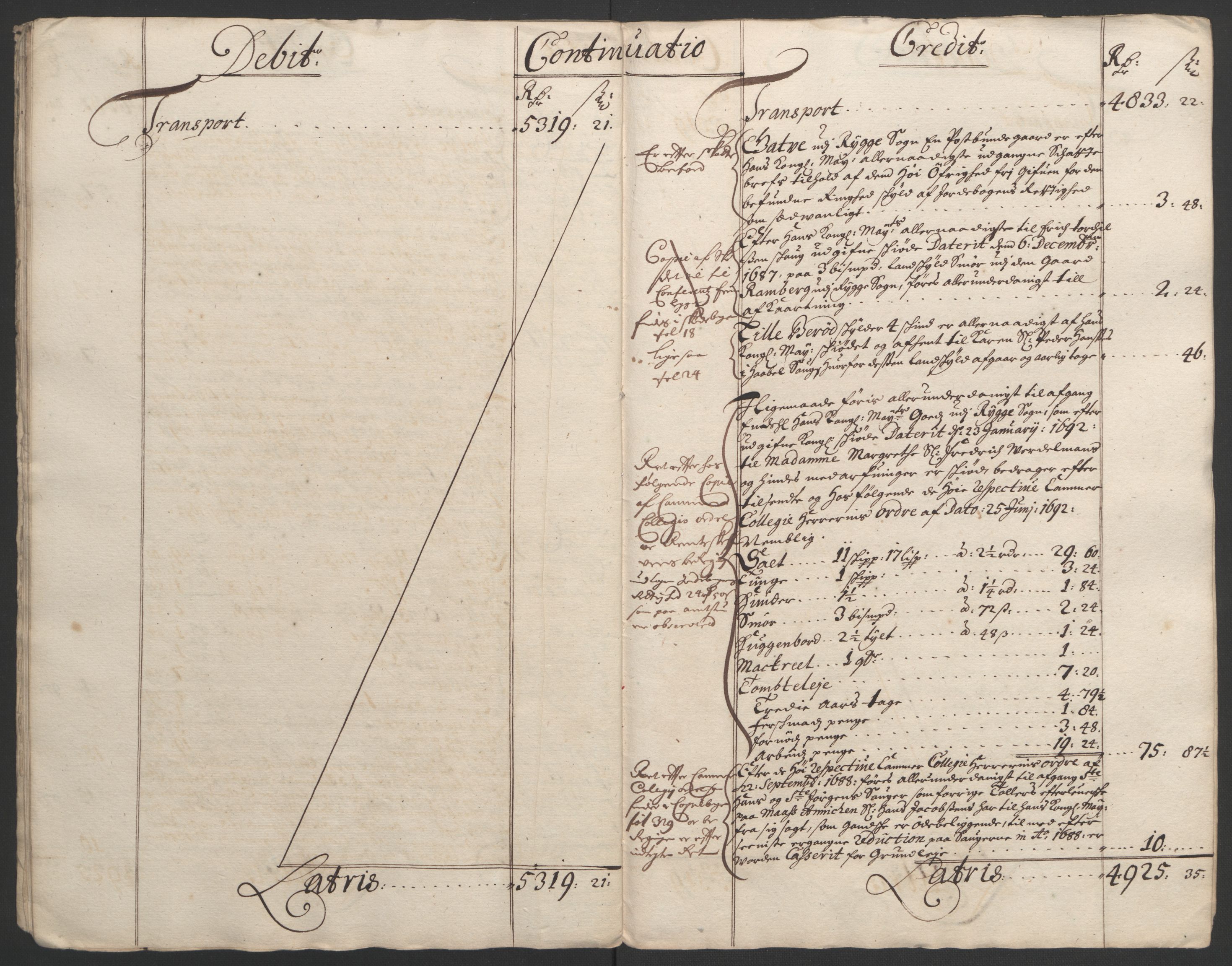 Rentekammeret inntil 1814, Reviderte regnskaper, Fogderegnskap, AV/RA-EA-4092/R02/L0108: Fogderegnskap Moss og Verne kloster, 1692-1693, p. 17