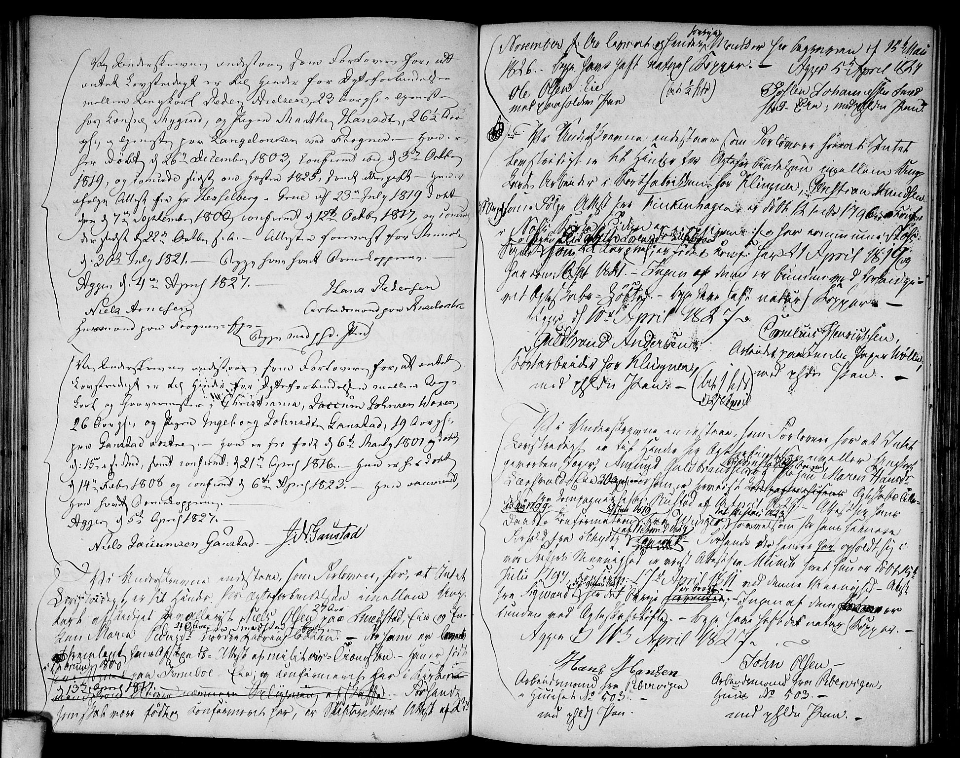 Aker prestekontor kirkebøker, AV/SAO-A-10861/L/L0004: Best man's statements no. 4, 1778-1831
