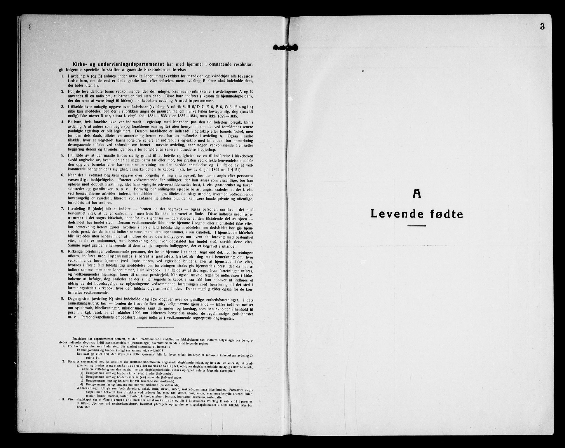 Vestby prestekontor Kirkebøker, SAO/A-10893/G/Ga/L0003: Parish register (copy) no. I 3, 1917-1947, p. 3