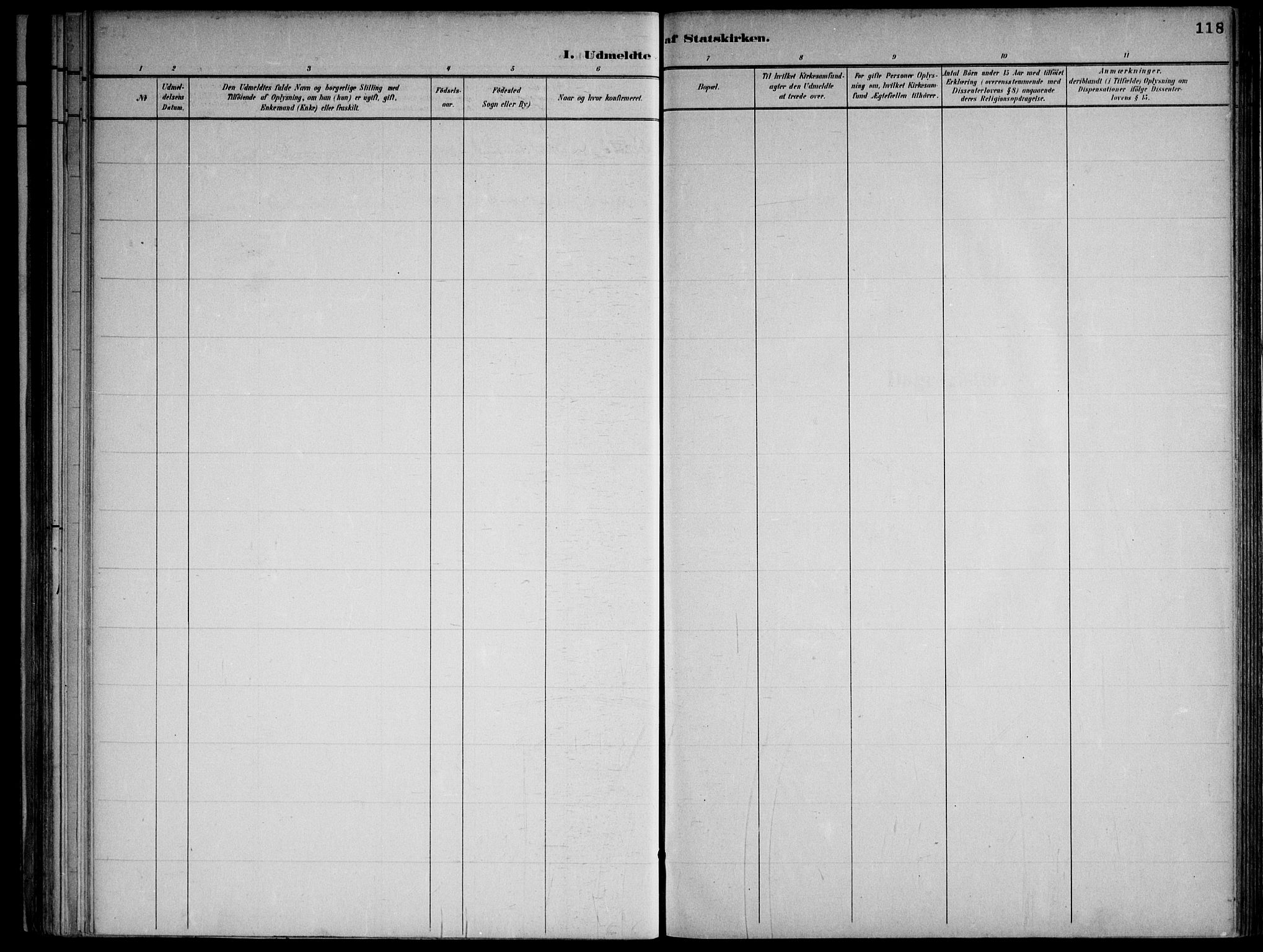 Lårdal kirkebøker, SAKO/A-284/F/Fa/L0007: Parish register (official) no. I 7, 1887-1906, p. 118