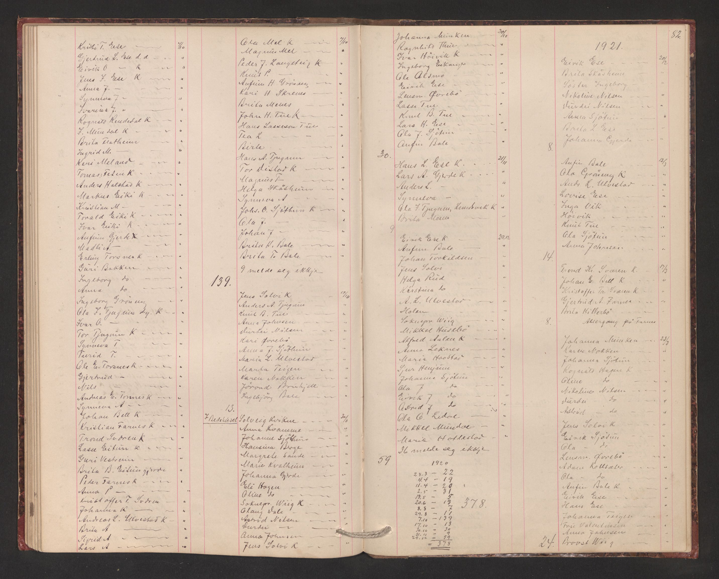 Balestrand sokneprestembete, AV/SAB-A-79601/H/Hb/Hba/L0003: Communicants register no. A 3, 1884-1937, p. 82