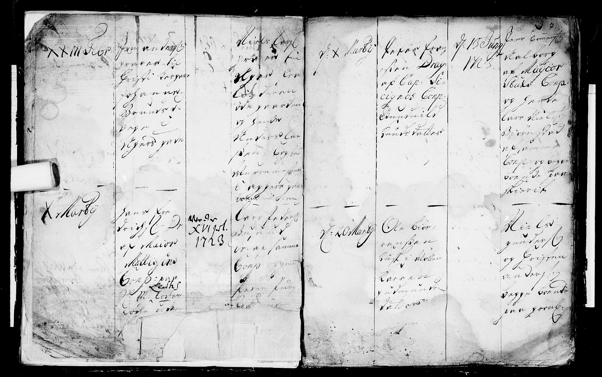 Aker prestekontor kirkebøker, AV/SAO-A-10861/F/L0003: Parish register (official) no. 3, 1723-1731, p. 6-7