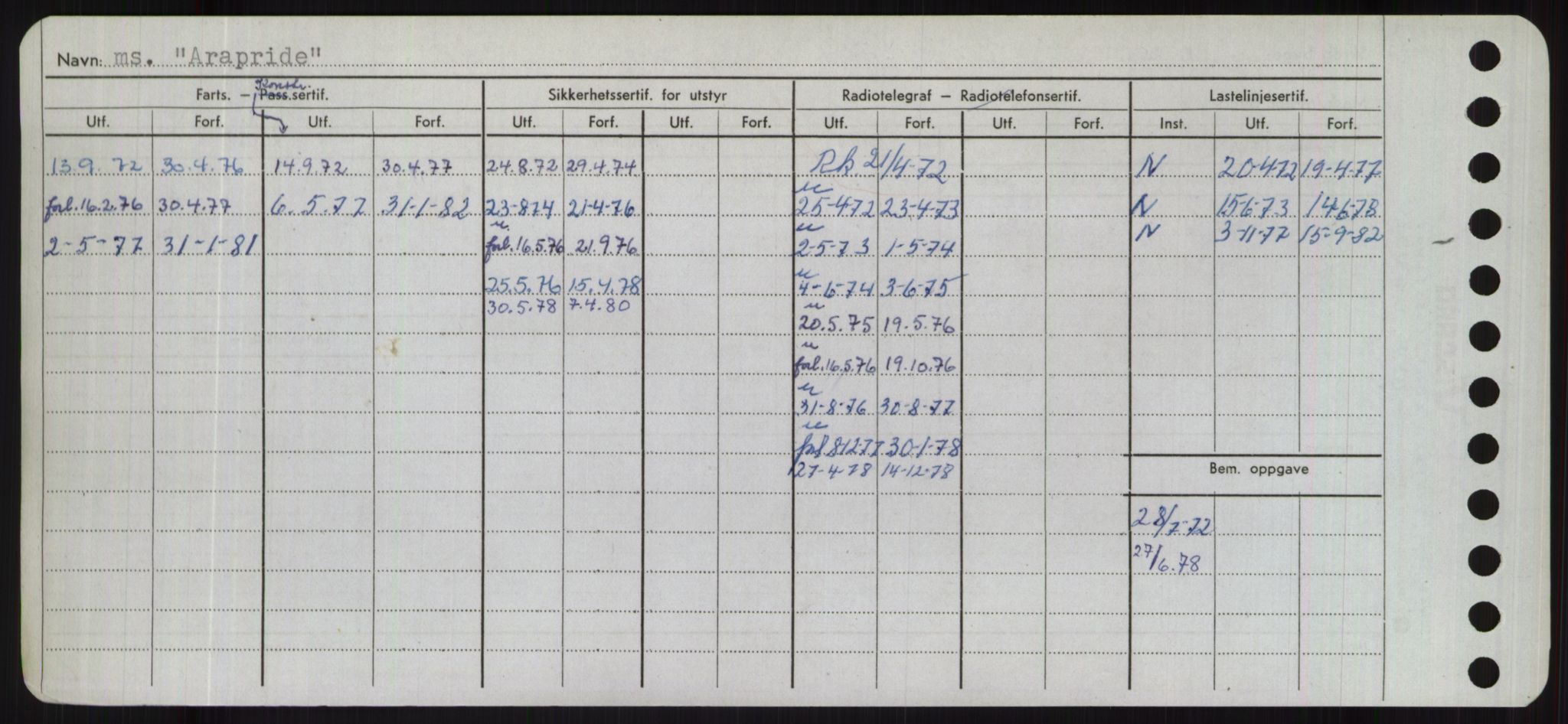 Sjøfartsdirektoratet med forløpere, Skipsmålingen, AV/RA-S-1627/H/Hd/L0002: Fartøy, Apa-Axe, p. 38