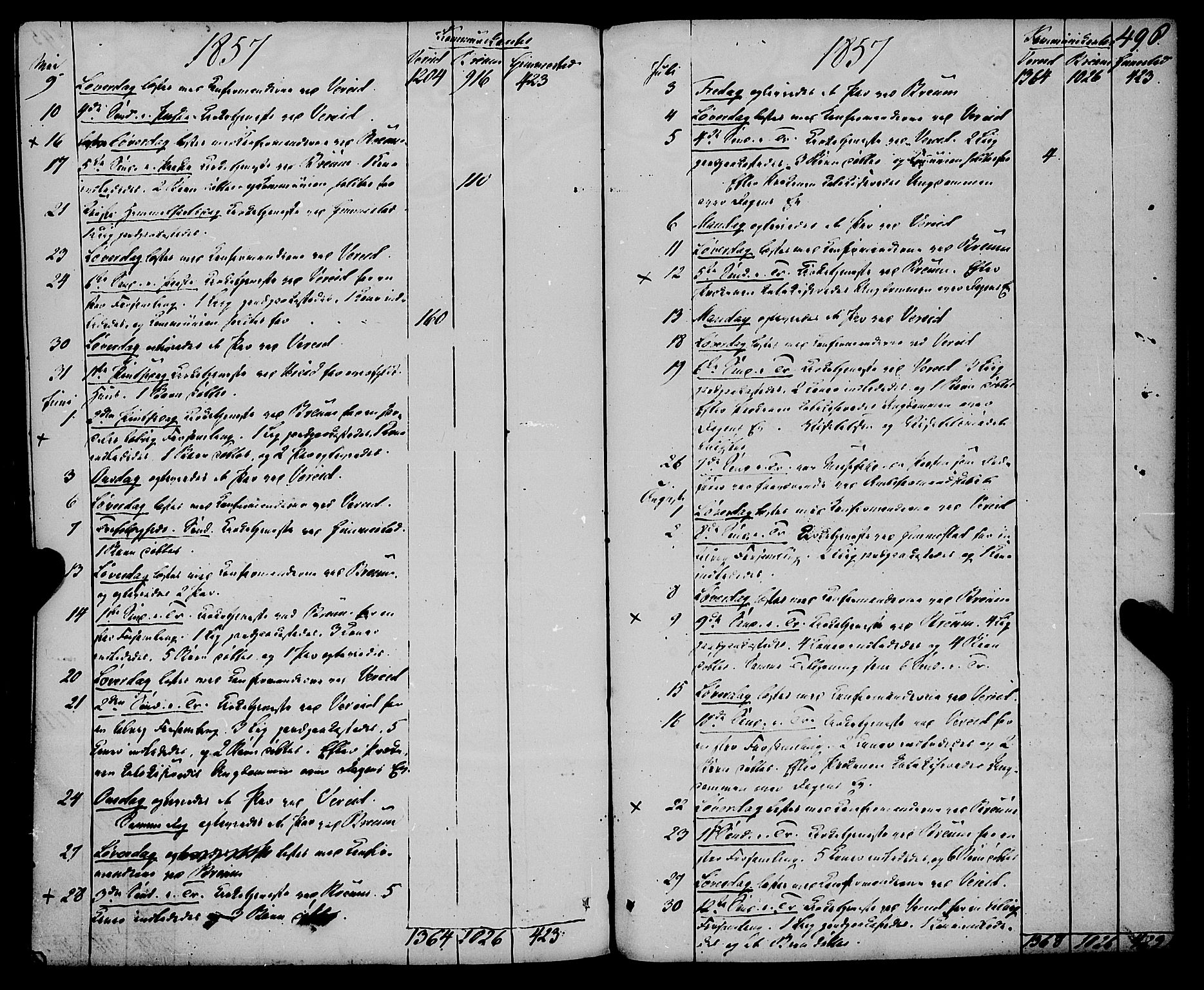 Gloppen sokneprestembete, AV/SAB-A-80101/H/Haa/Haaa/L0009: Parish register (official) no. A 9, 1855-1870, p. 496