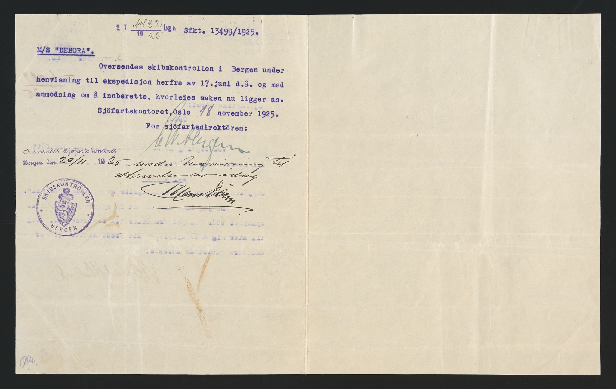 Sjøfartsdirektoratet med forløpere, skipsmapper slettede skip, AV/RA-S-4998/F/Fa/L0235: --, 1847-1930, p. 22