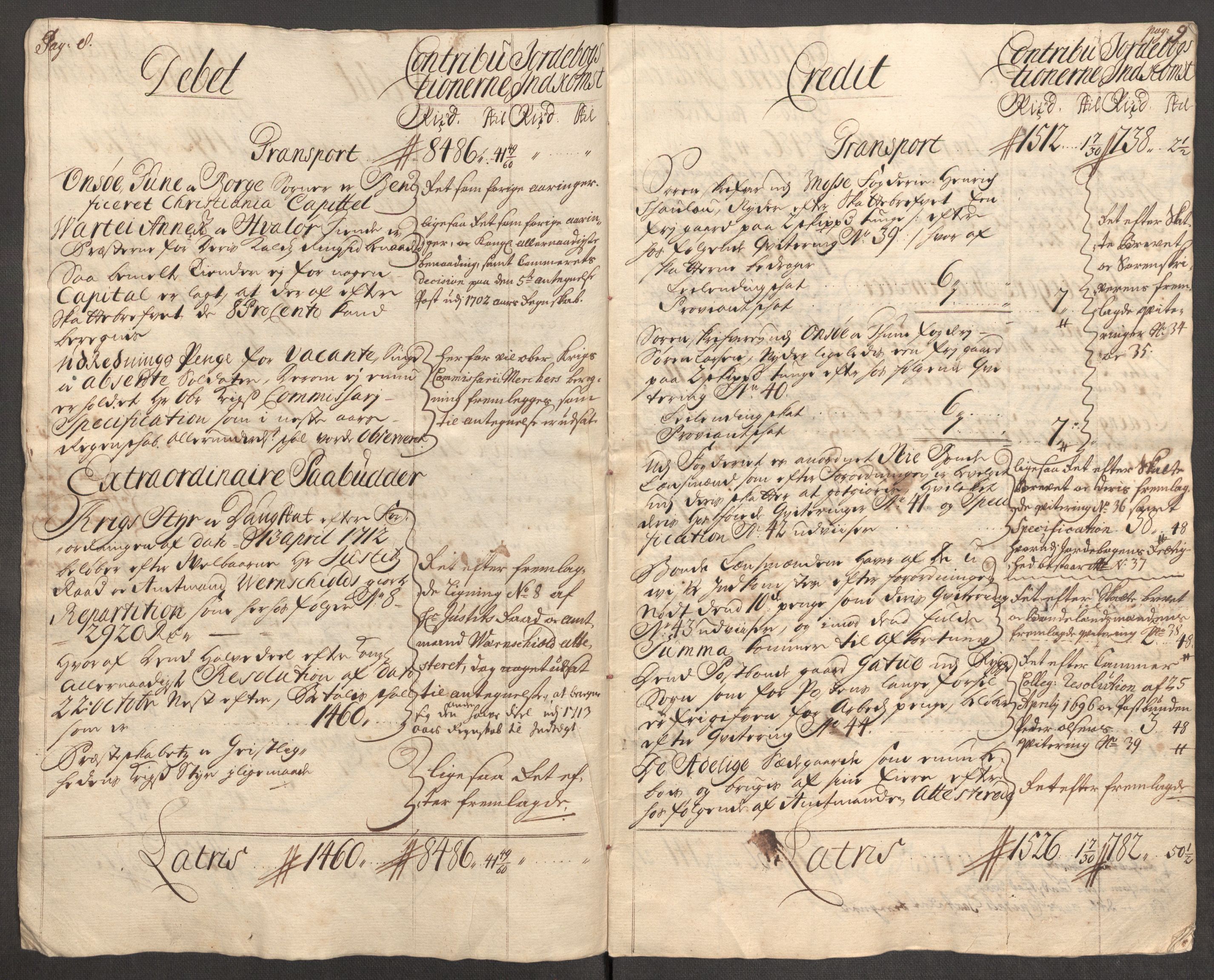 Rentekammeret inntil 1814, Reviderte regnskaper, Fogderegnskap, RA/EA-4092/R04/L0137: Fogderegnskap Moss, Onsøy, Tune, Veme og Åbygge, 1712, p. 7