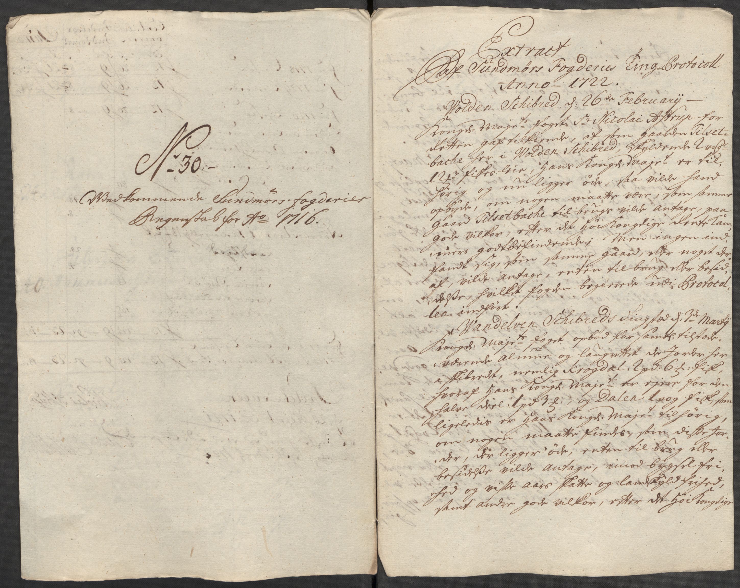Rentekammeret inntil 1814, Reviderte regnskaper, Fogderegnskap, RA/EA-4092/R54/L3568: Fogderegnskap Sunnmøre, 1716, p. 165