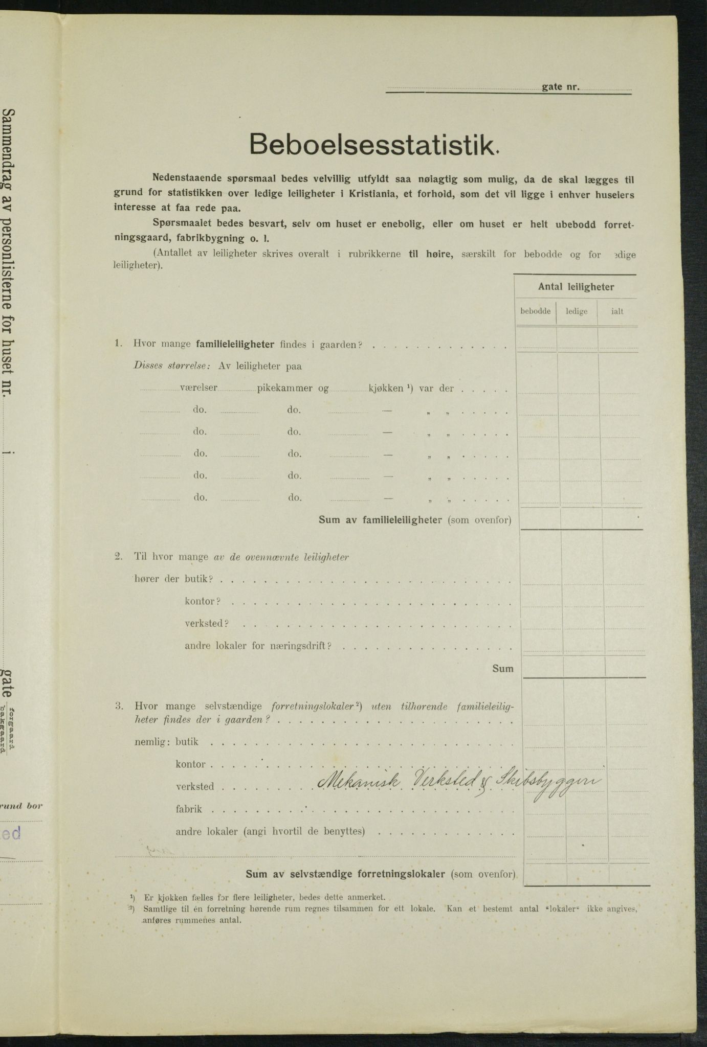 OBA, Municipal Census 1914 for Kristiania, 1914, p. 16020