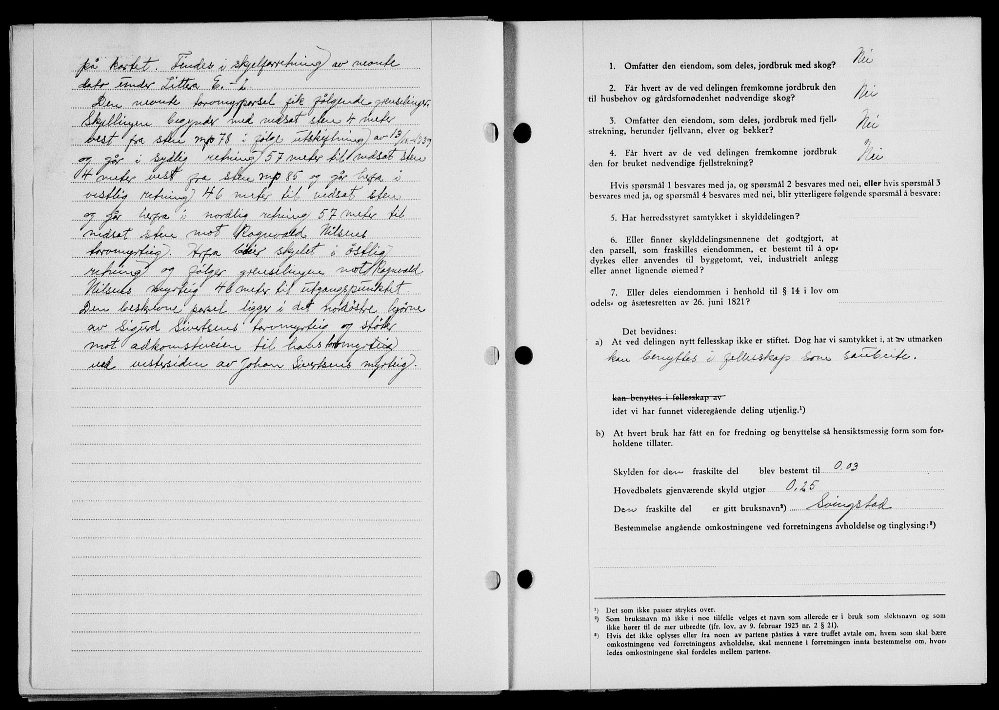 Lofoten sorenskriveri, SAT/A-0017/1/2/2C/L0010a: Mortgage book no. 10a, 1942-1943, Diary no: : 1159/1942