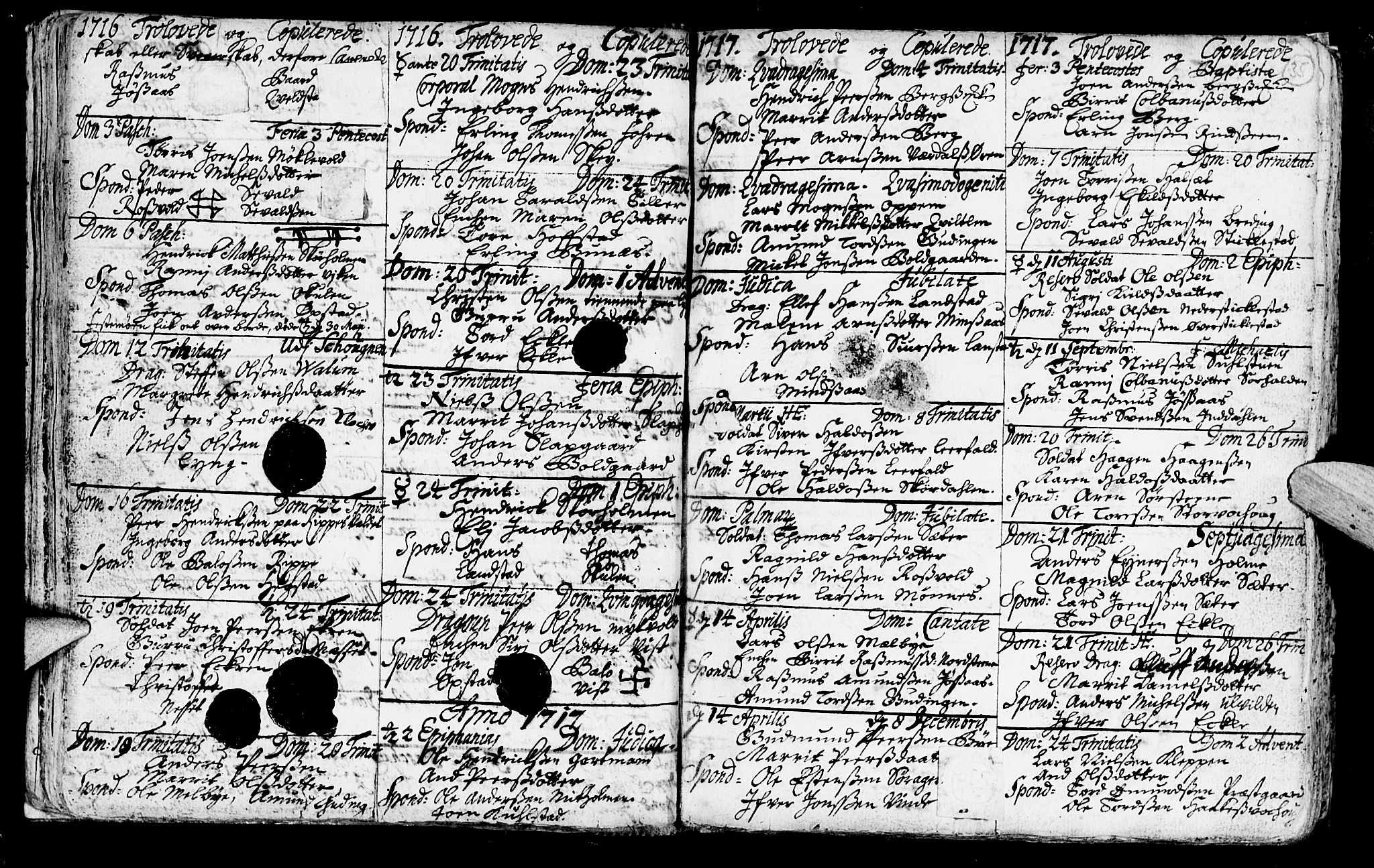 Ministerialprotokoller, klokkerbøker og fødselsregistre - Nord-Trøndelag, SAT/A-1458/723/L0230: Parish register (official) no. 723A01, 1705-1747, p. 35