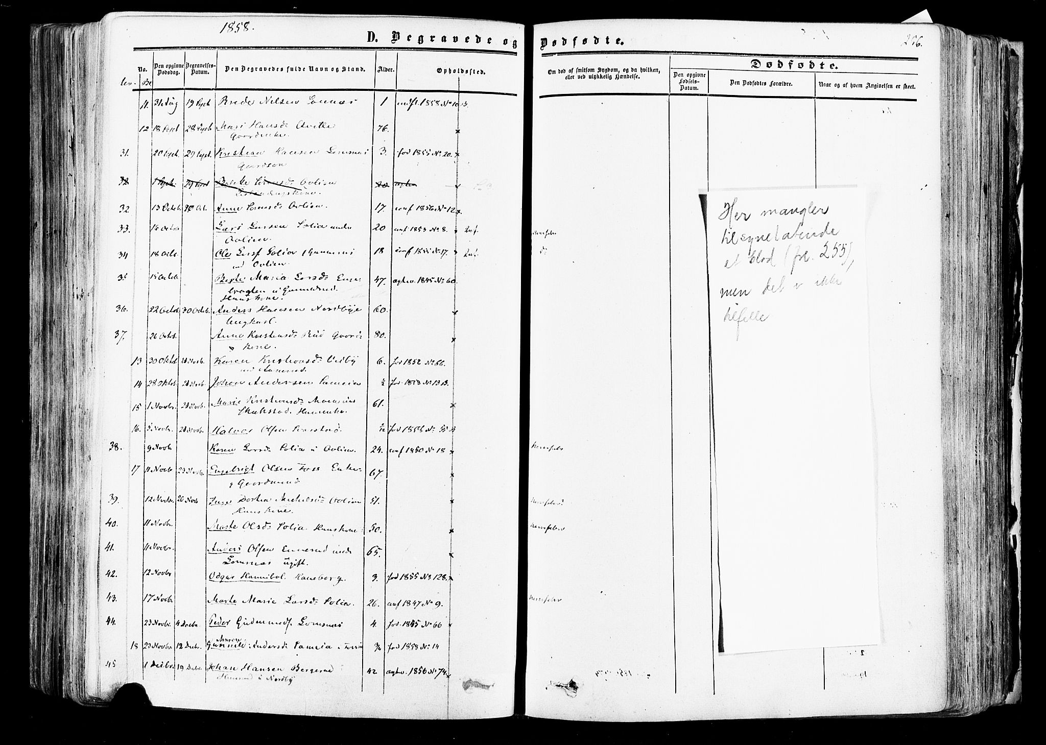 Aurskog prestekontor Kirkebøker, SAO/A-10304a/F/Fa/L0007: Parish register (official) no. I 7, 1854-1877