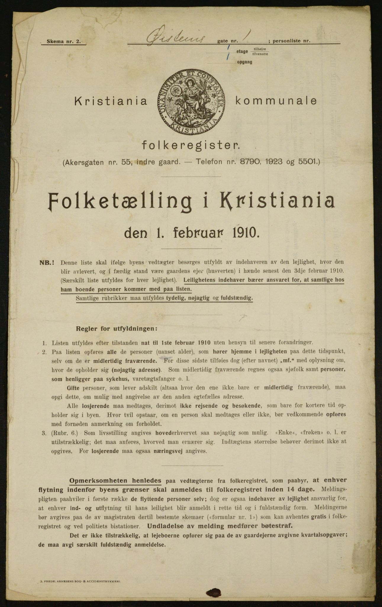 OBA, Municipal Census 1910 for Kristiania, 1910, p. 123542