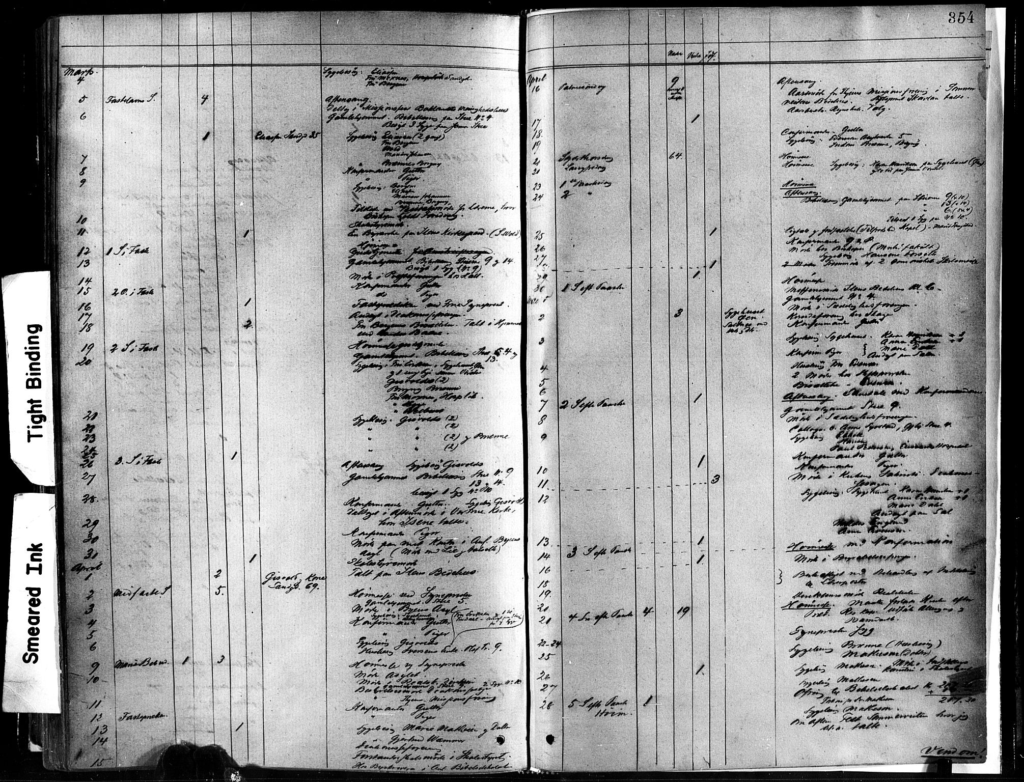 Ministerialprotokoller, klokkerbøker og fødselsregistre - Sør-Trøndelag, SAT/A-1456/602/L0119: Parish register (official) no. 602A17, 1880-1901, p. 354